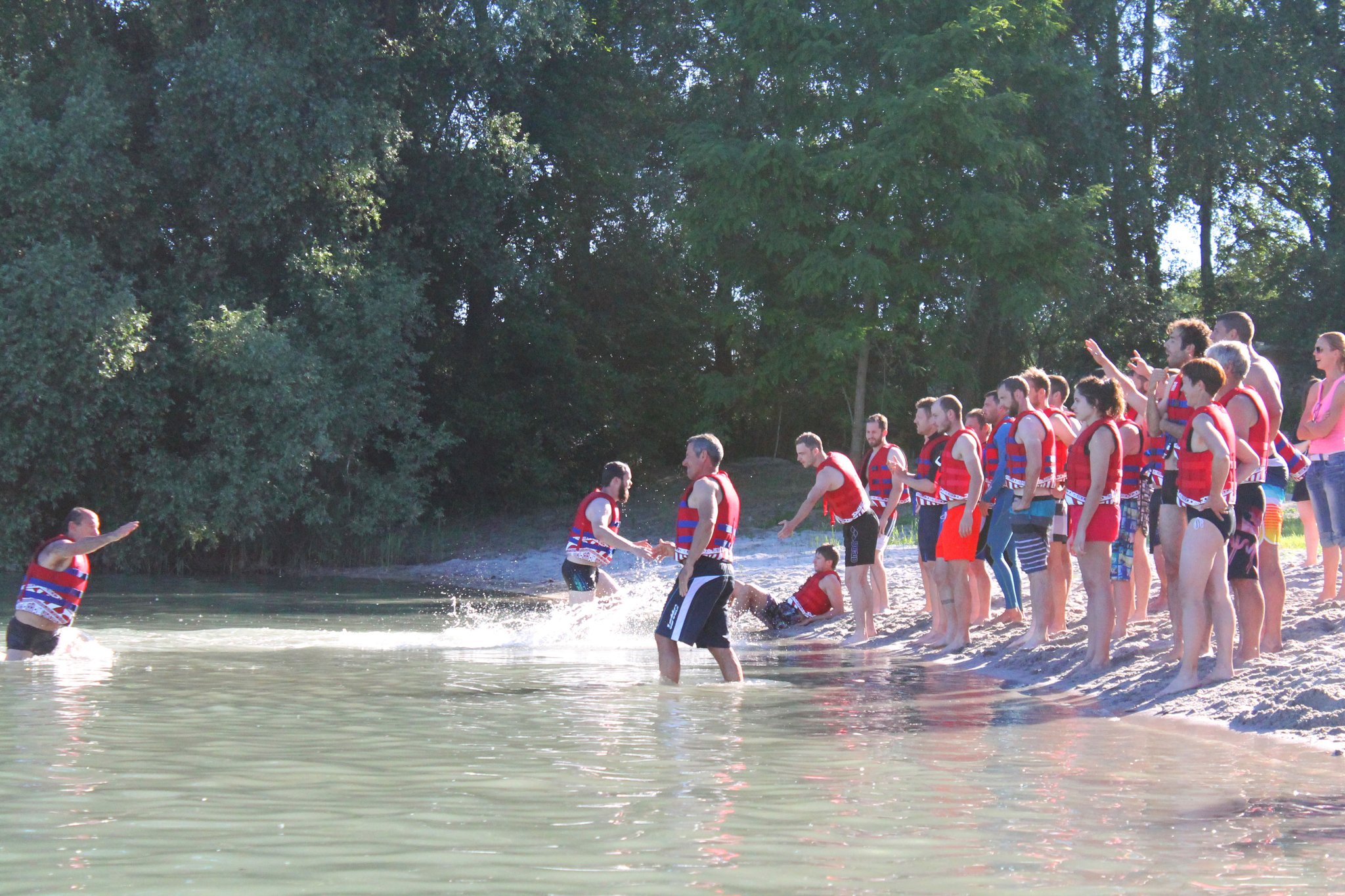 Teambuilding am Strand