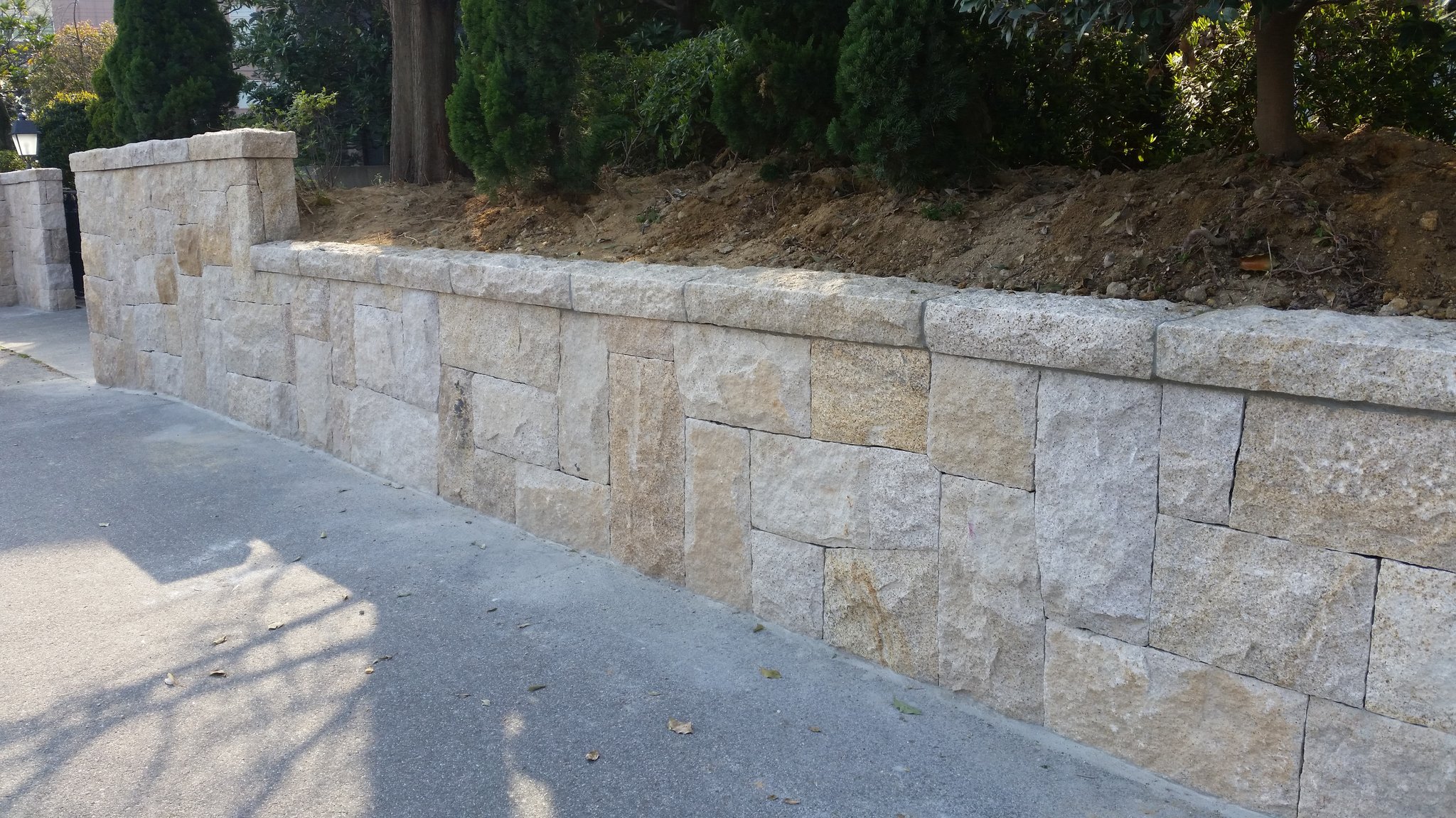 整形乱積み　錆石