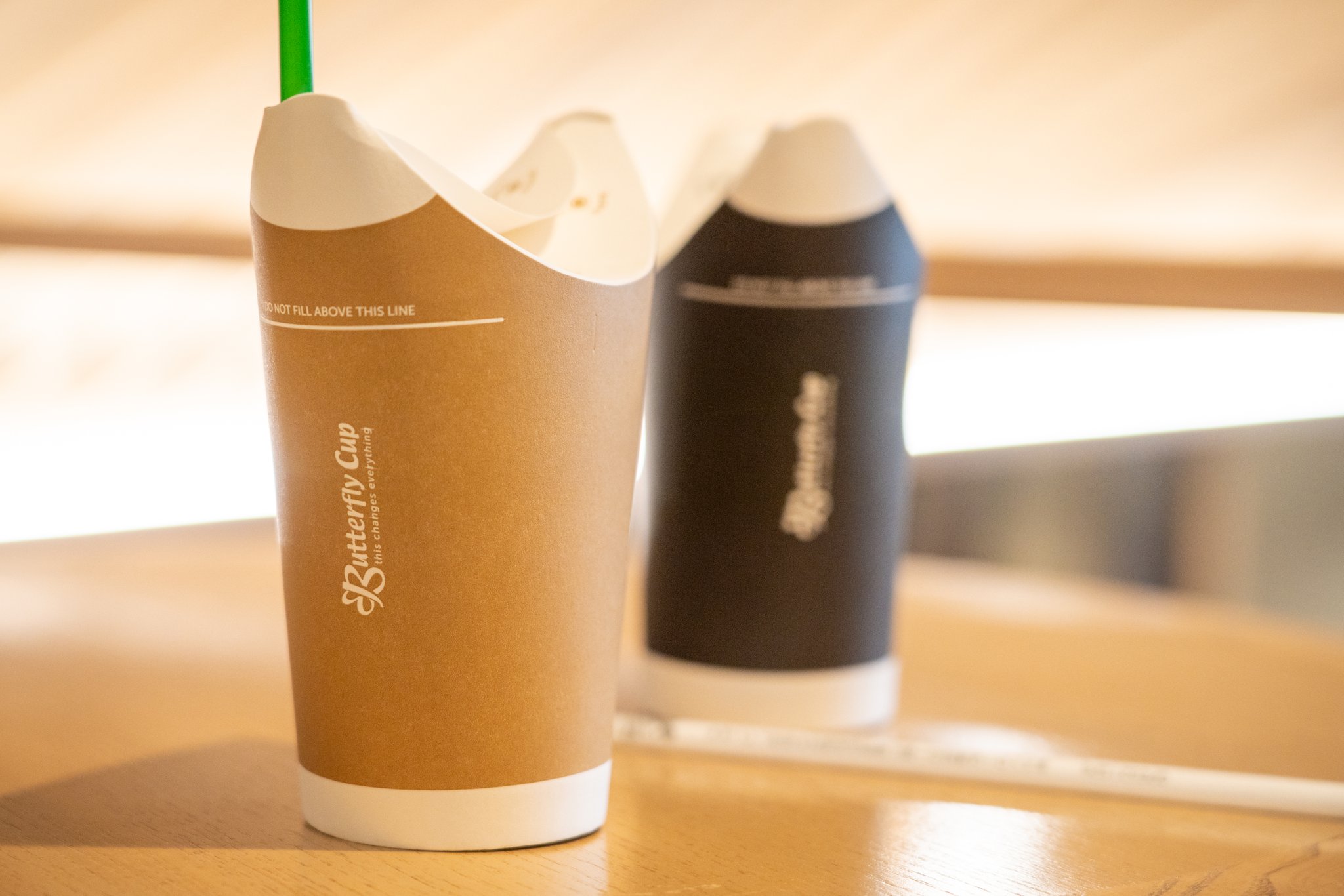 バタフライカップ・バイオマスGPEストローなど