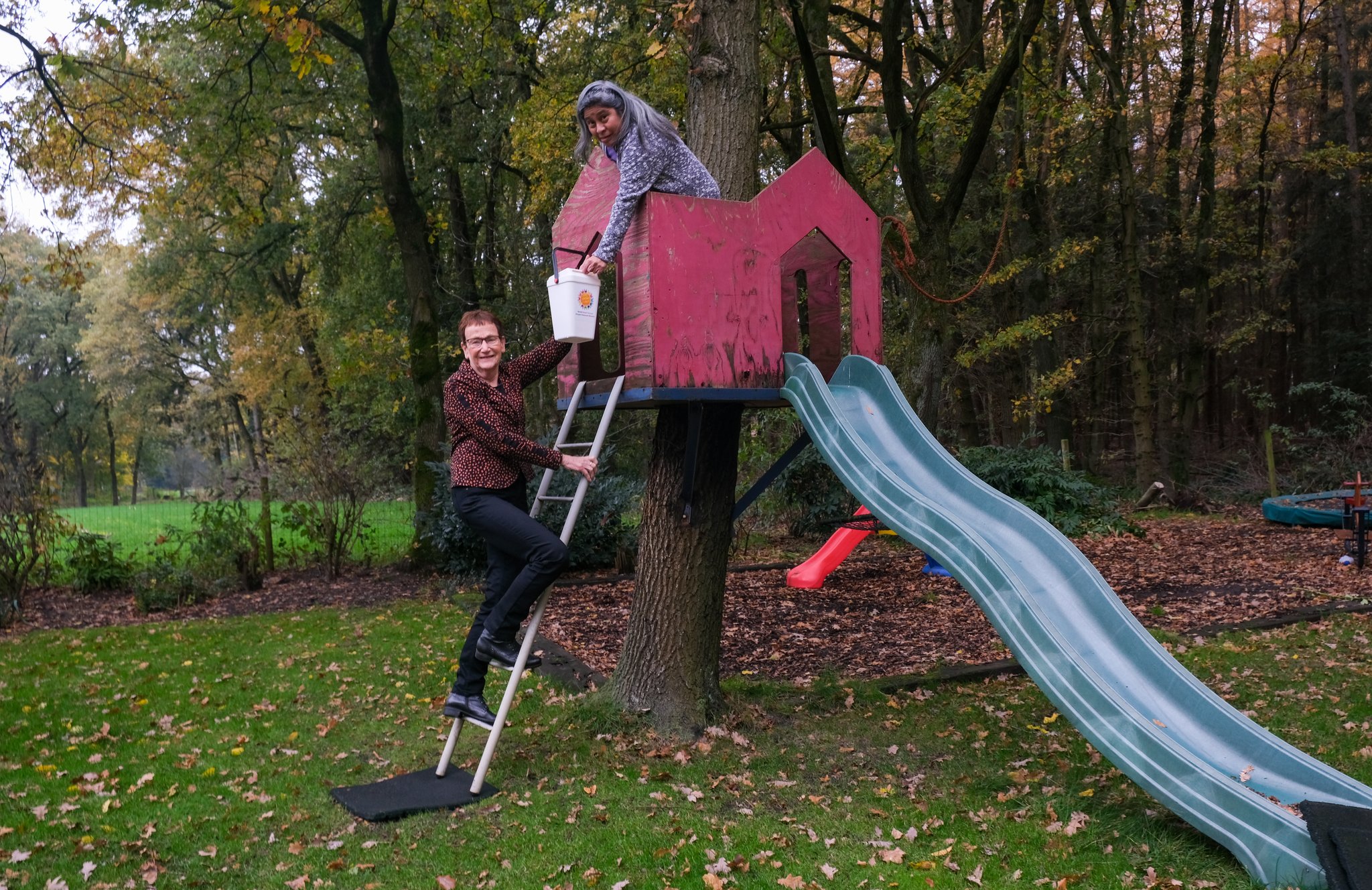 De collecte komt op de vreemdste plaatsen!