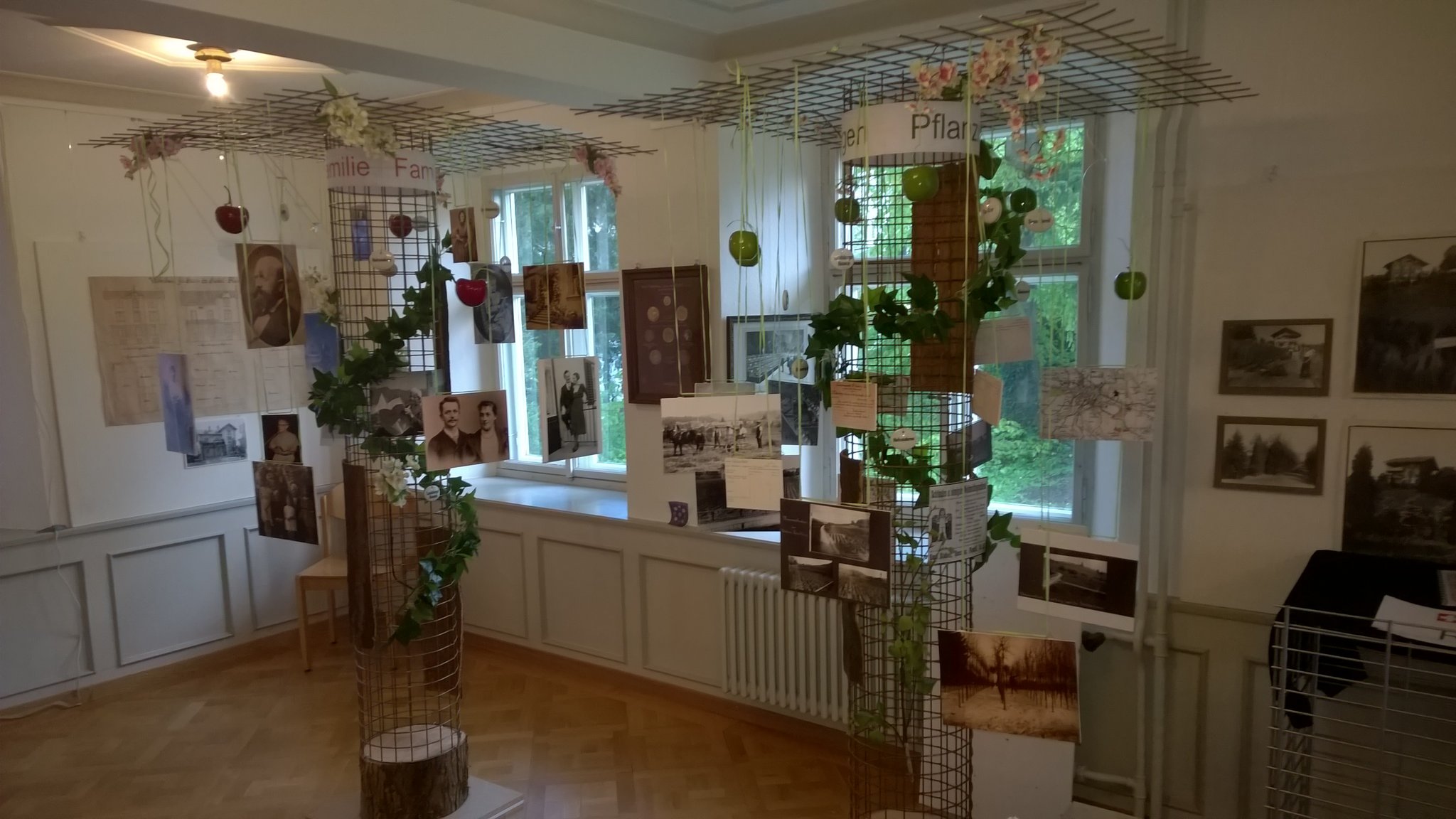 Der Saal ist meist mit Wechselausstellungen belegt, zwischendurch eignet er sich aber auch...