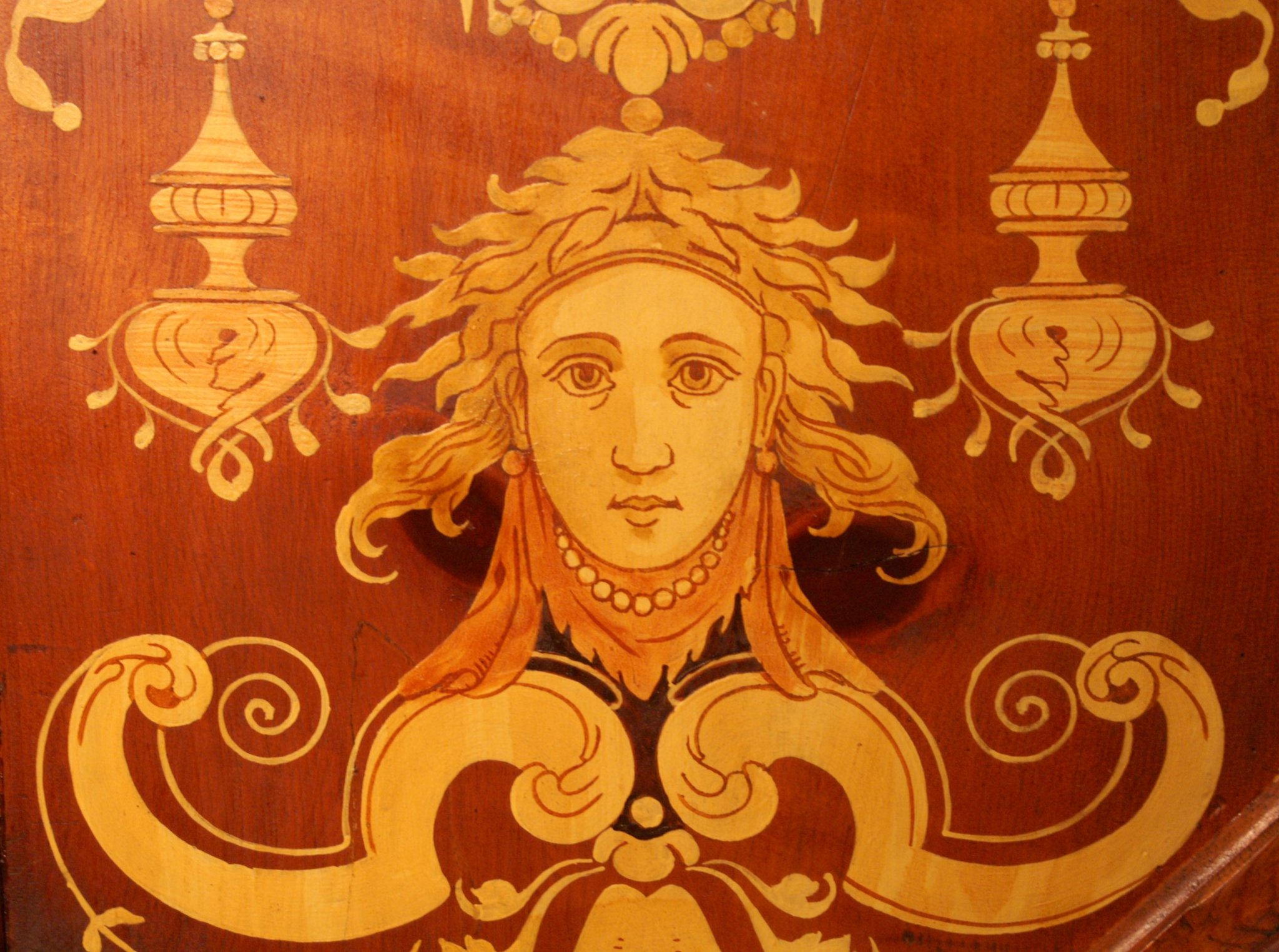 Ausschnitt aus der Deckenmalerei der Ottikerstube