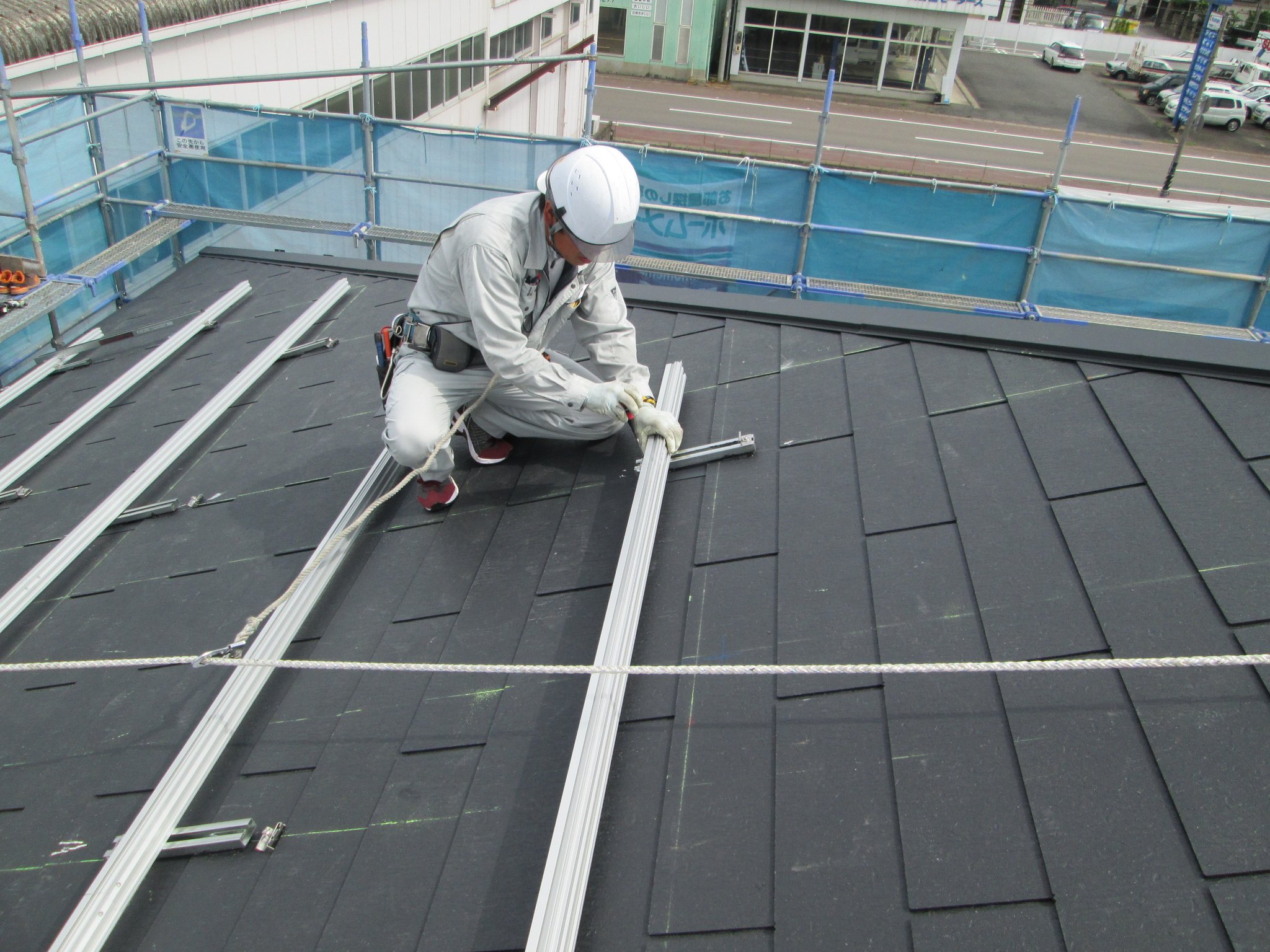 お客様の大切な建物。丁寧に施工します。