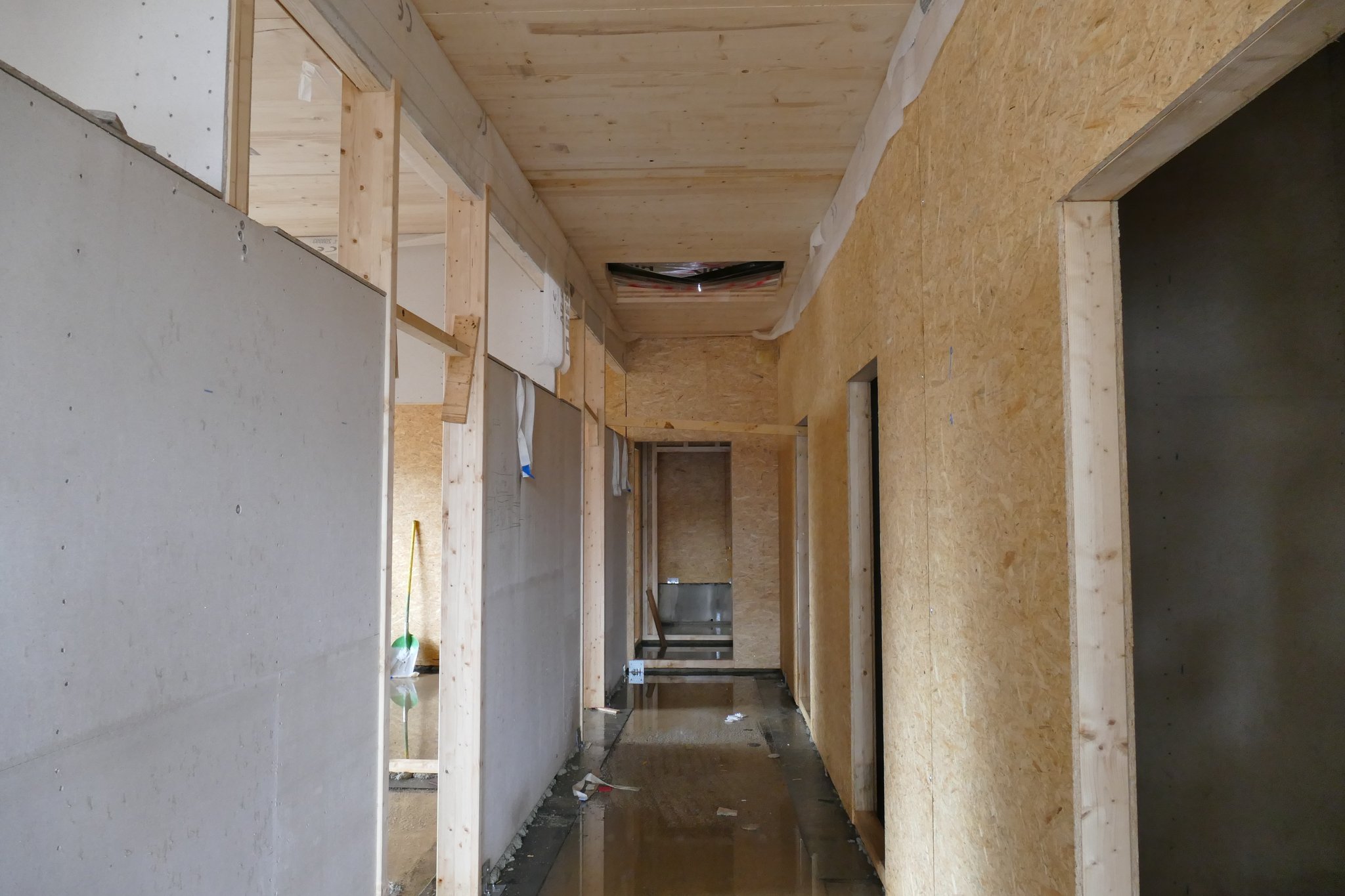 Patientengang Rohbau