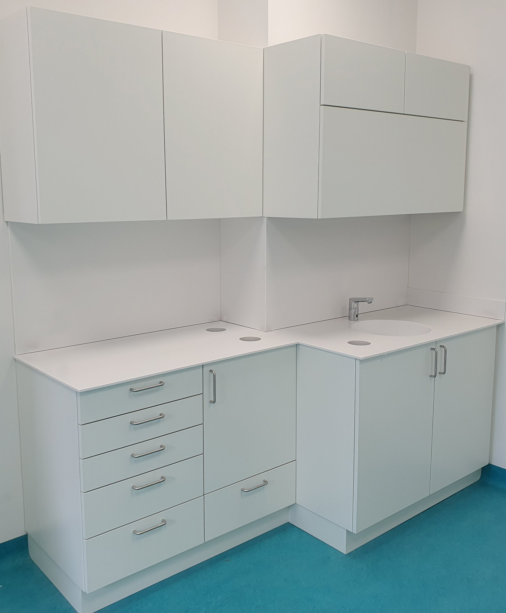 Hygieneeinheit in jedem Praxisraum