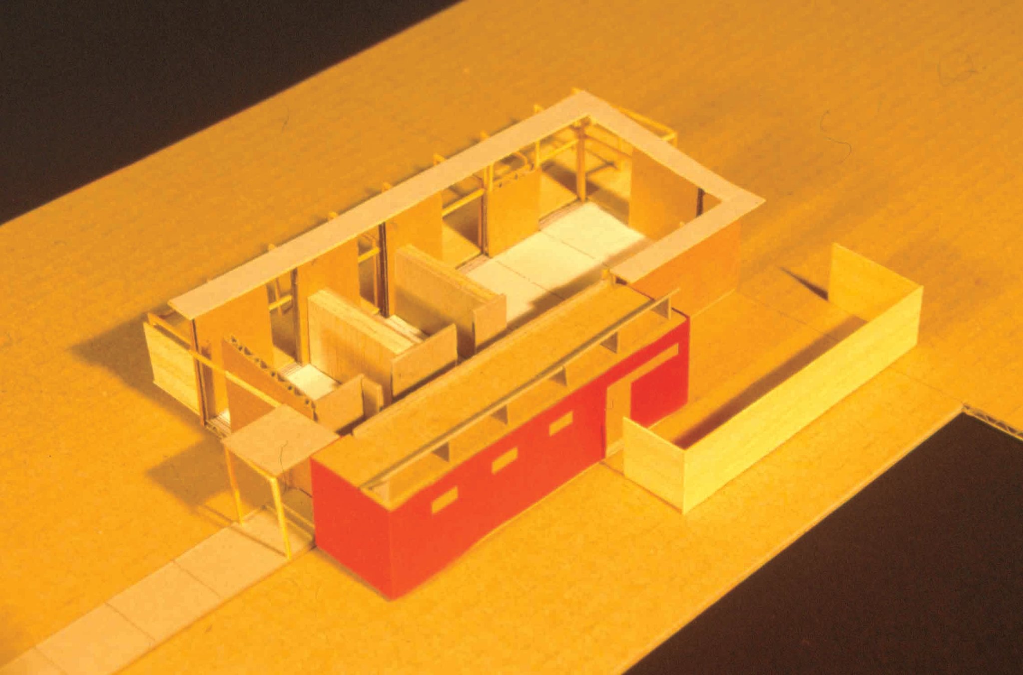 Arbeitsmodell: Nebenraumzone im Norden