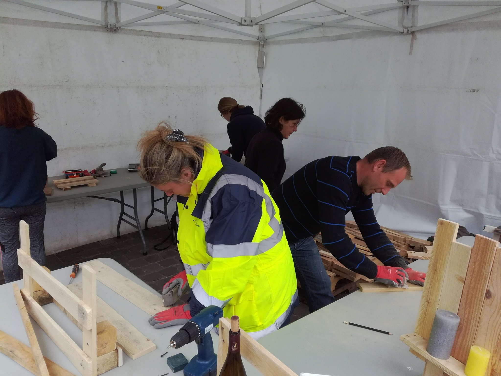 Animation atelier palette pour l'événement Côté Jardin Valenciennes