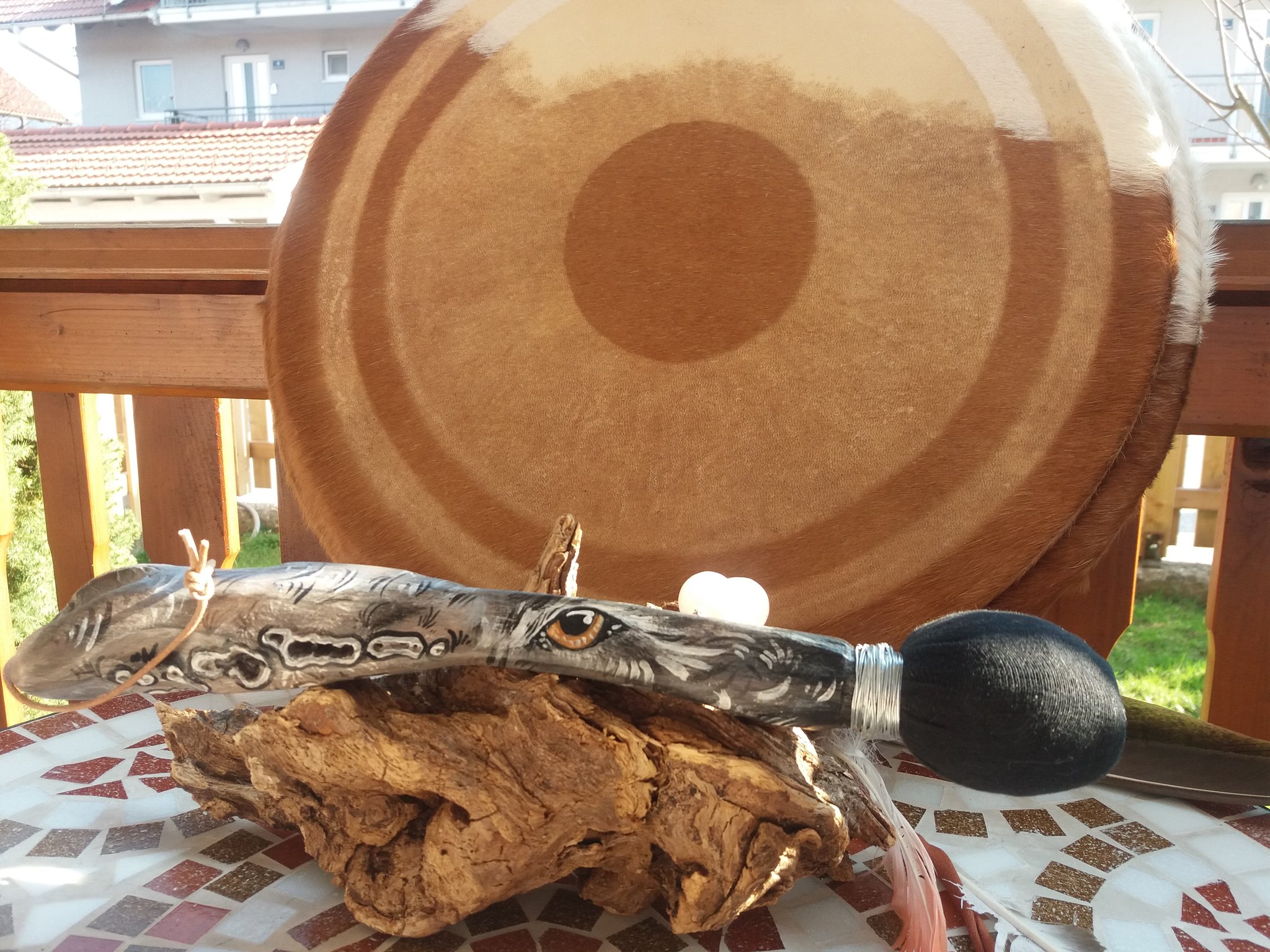 Schamanische Trommel