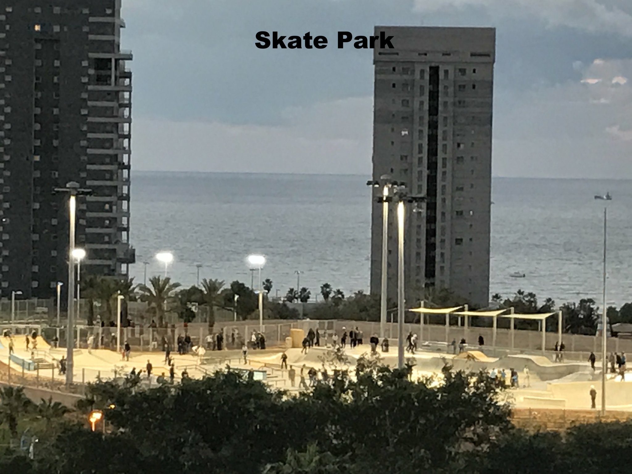 Le skate Park au parc Yam