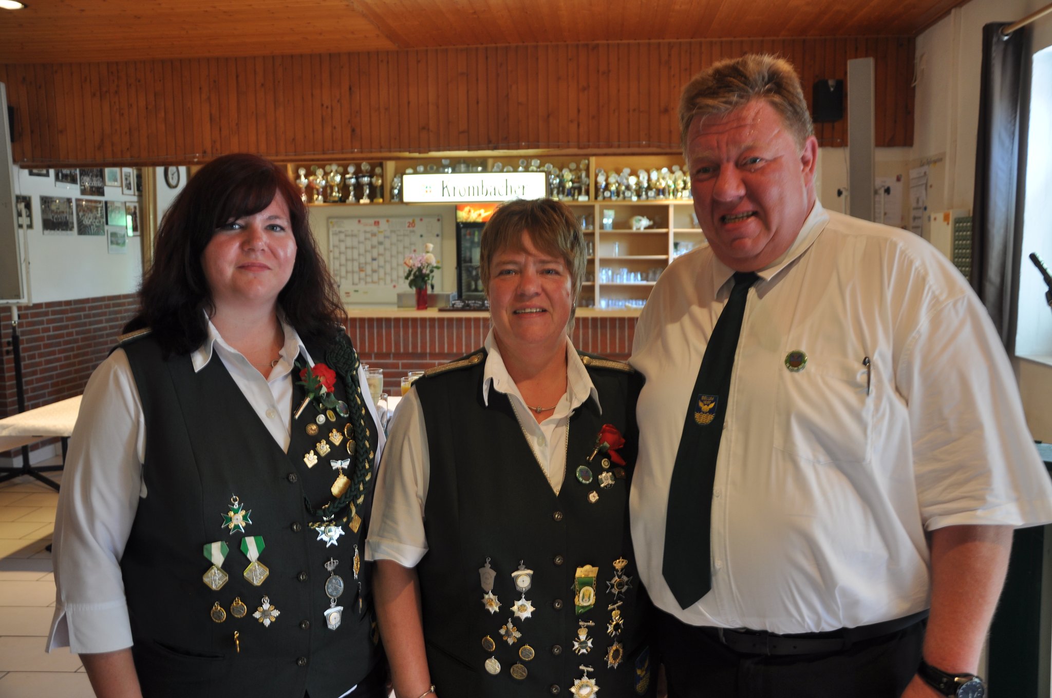 Stellv. Svenja Hollander / Damenleiterin Anja Pick / Präsident 