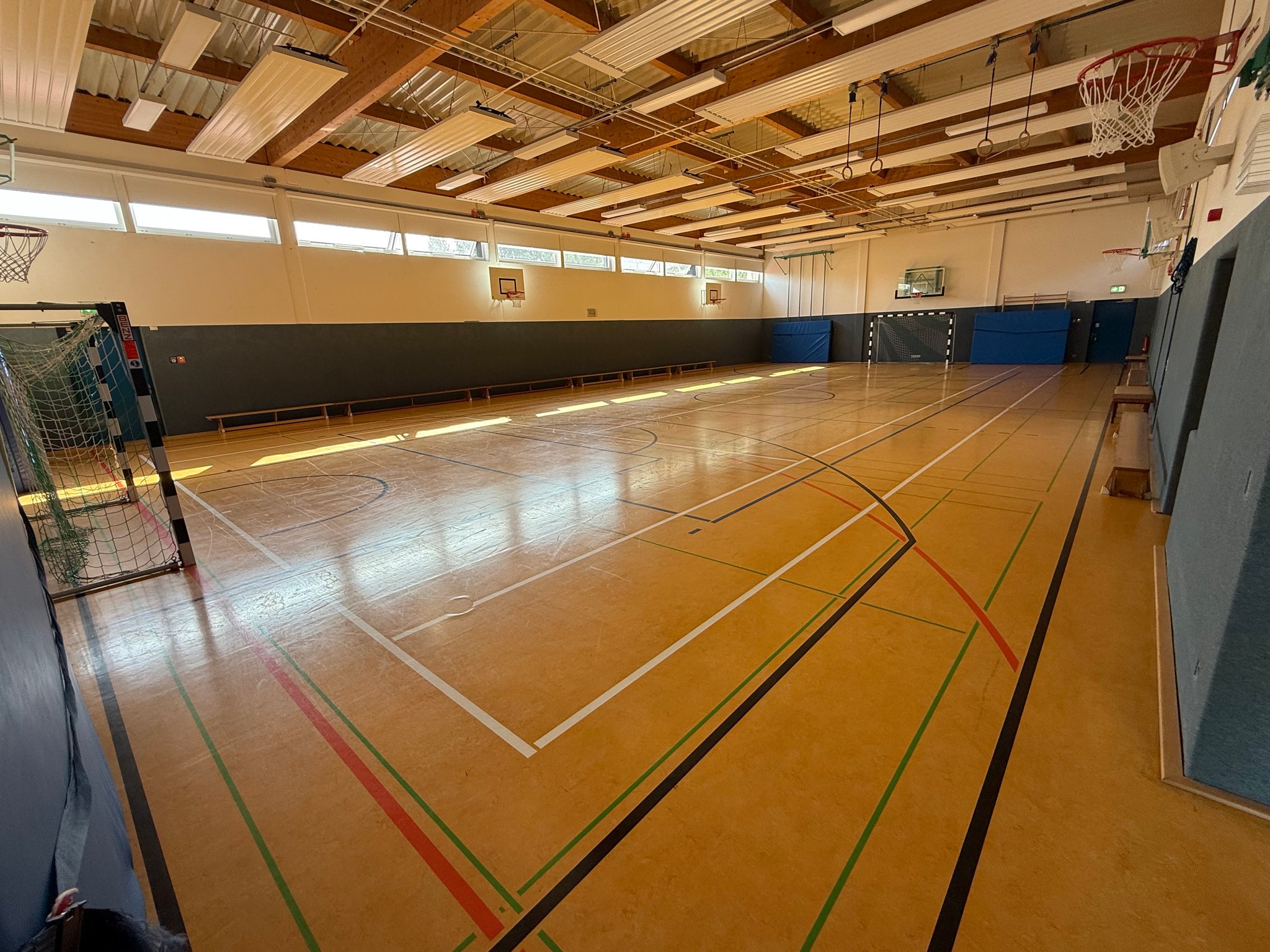 Die moderne Sporthalle