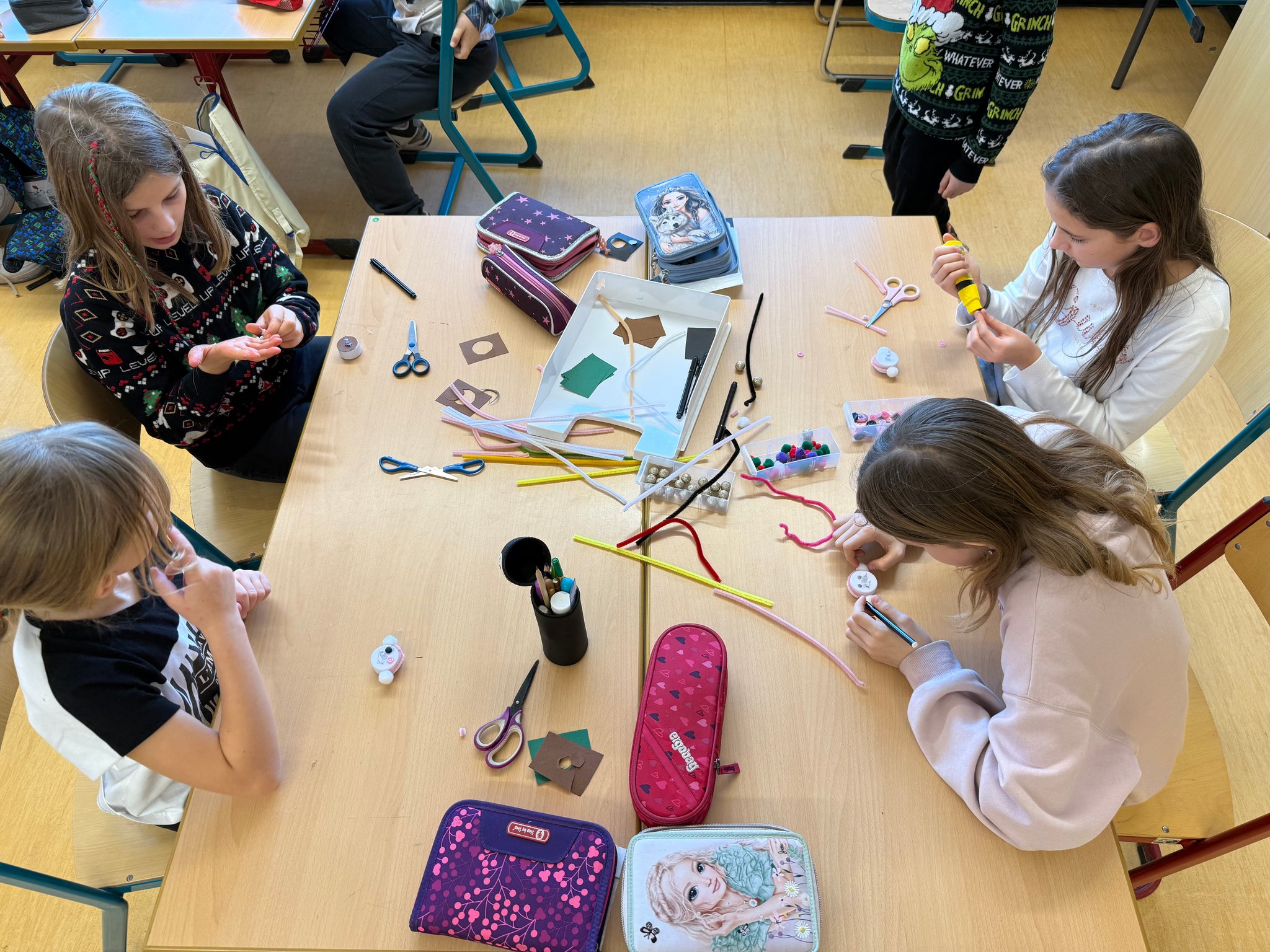 Baumanhänger aus Teelichtern