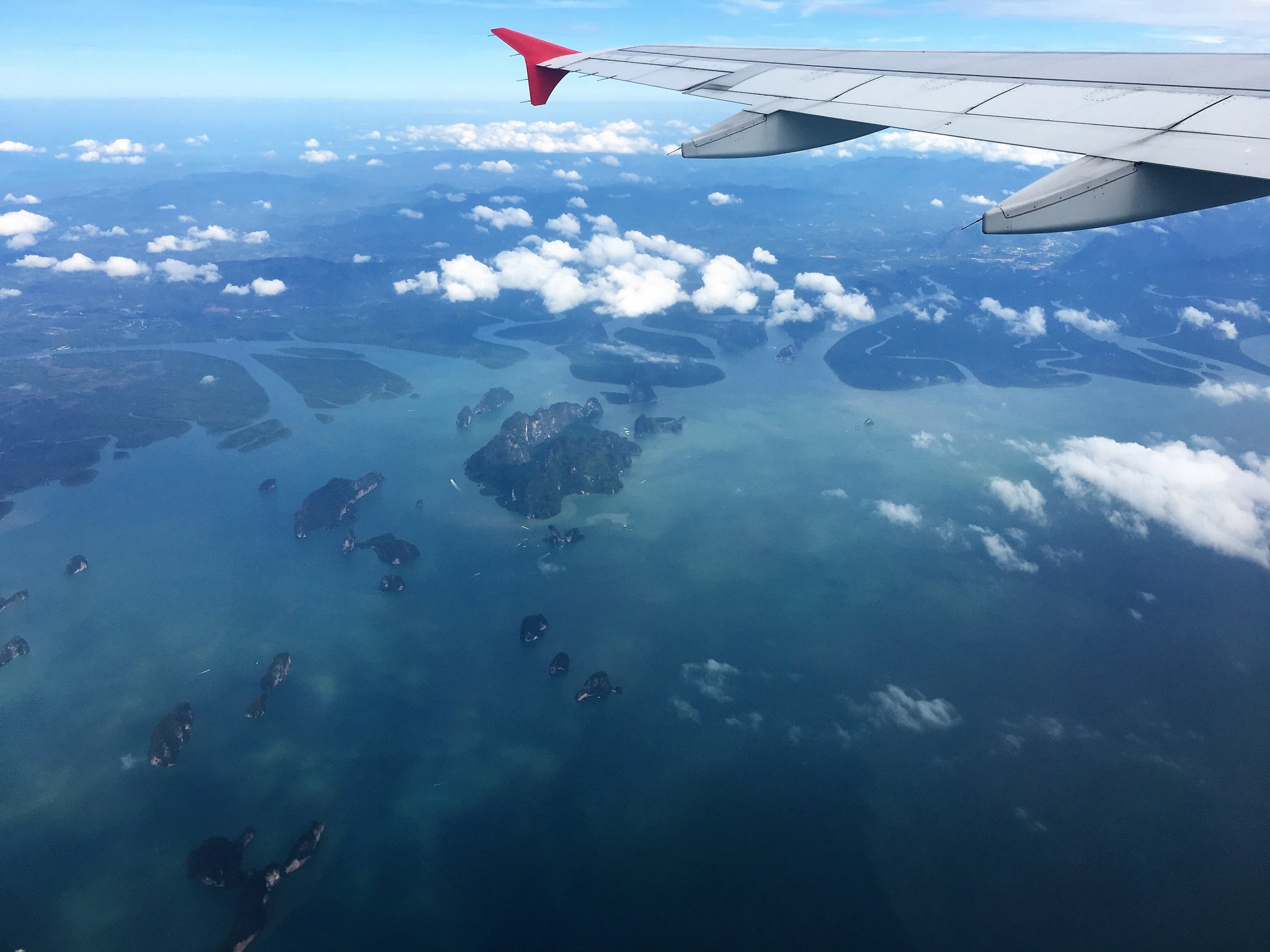 Phang Nga Bucht von oben