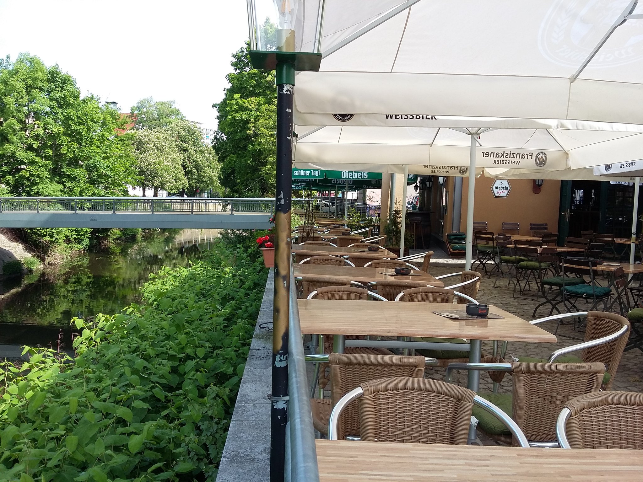 Ein wundervoller Platz an der Chemnitz