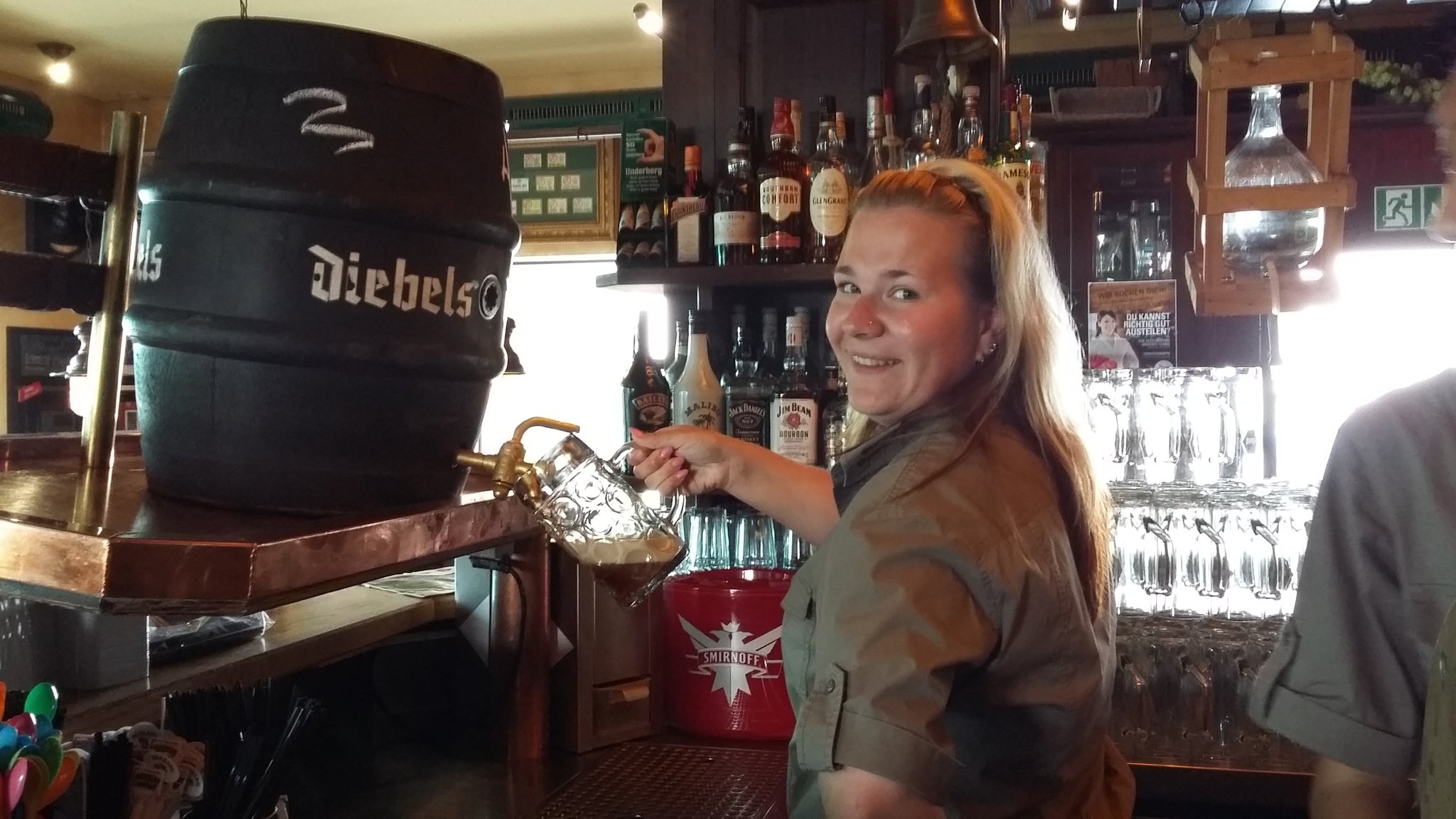 Frisch gezapftes Diebels