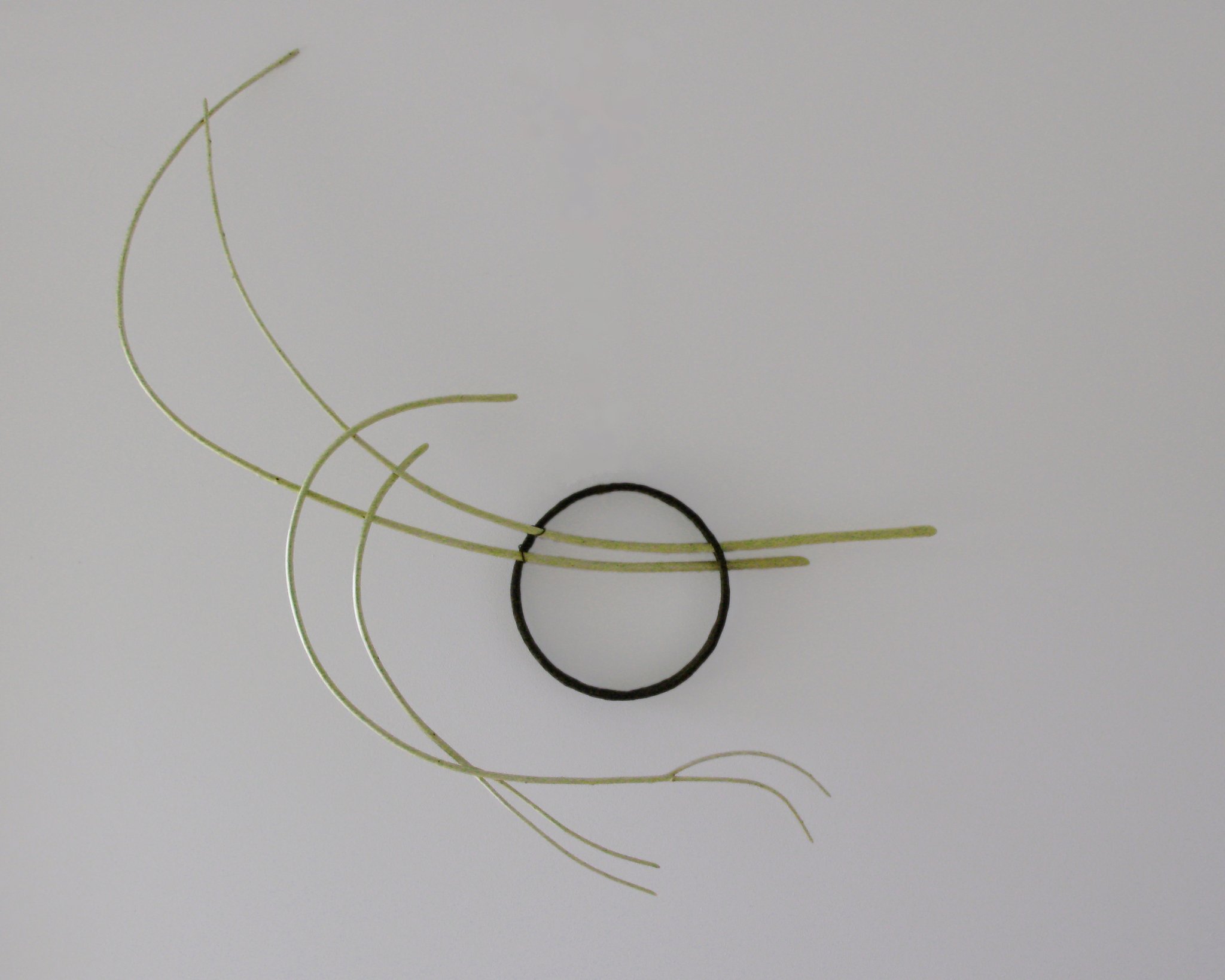 Kreis und Wellen, Kraftobjekte Wolfgang Wallner Hall in Tirol