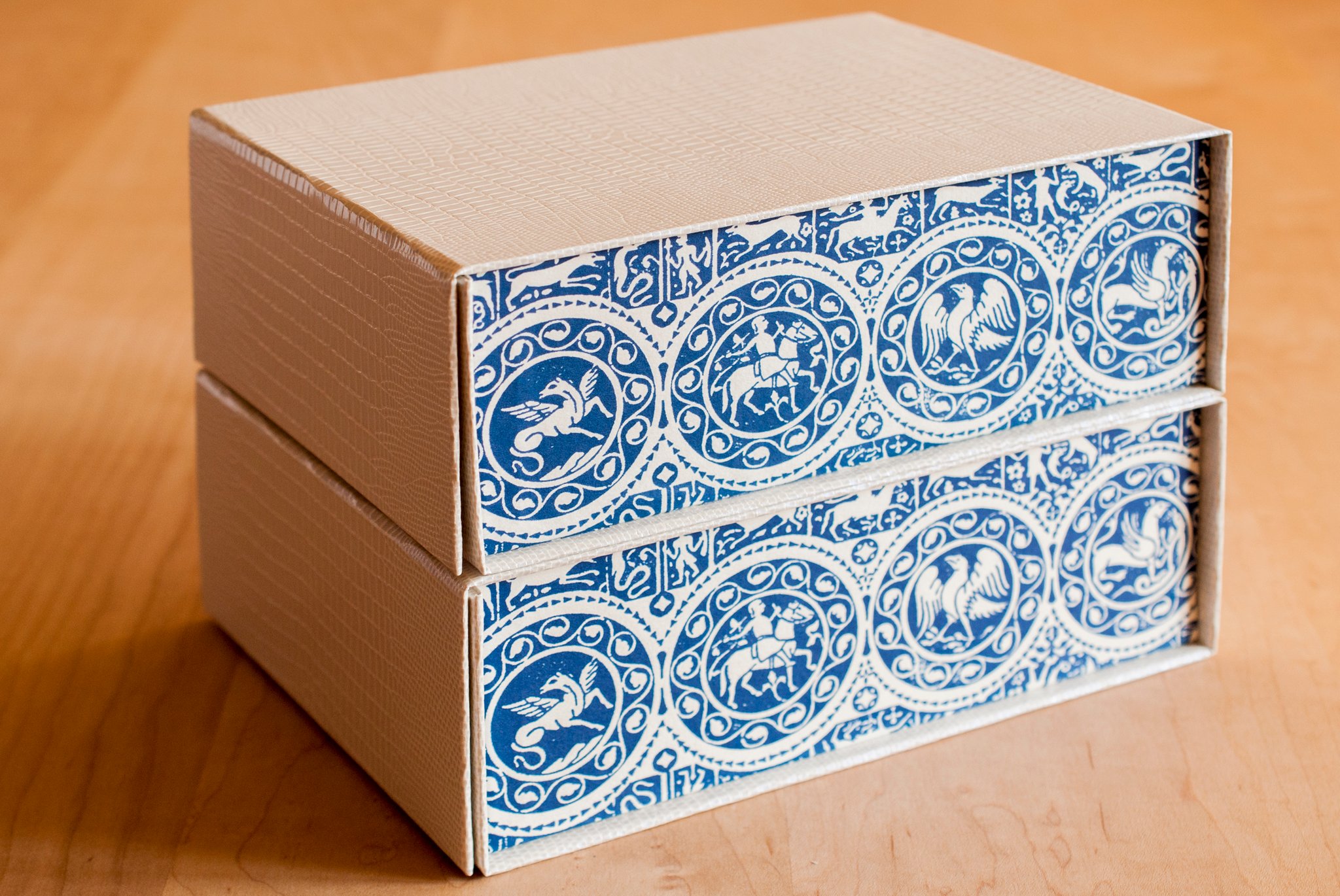 201804 boxes: Postcard(KG) Storage Boxes with magnets. 19 boxes all hand made, 3 of them are special boxes with curved edges. Fleur*Fleur*