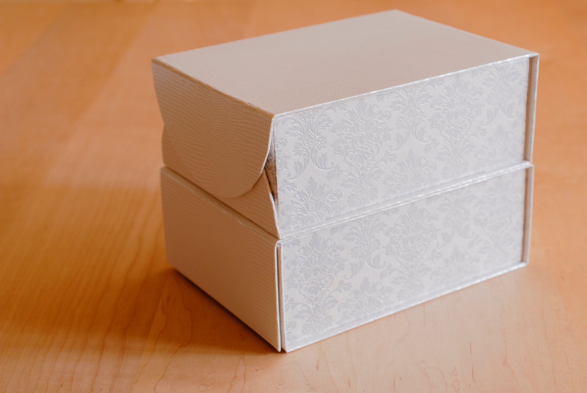 201804 boxes: Postcard(KG) Storage Boxes with magnets. 19 boxes all hand made, 3 of them are special boxes with curved edges. Fleur*Fleur*