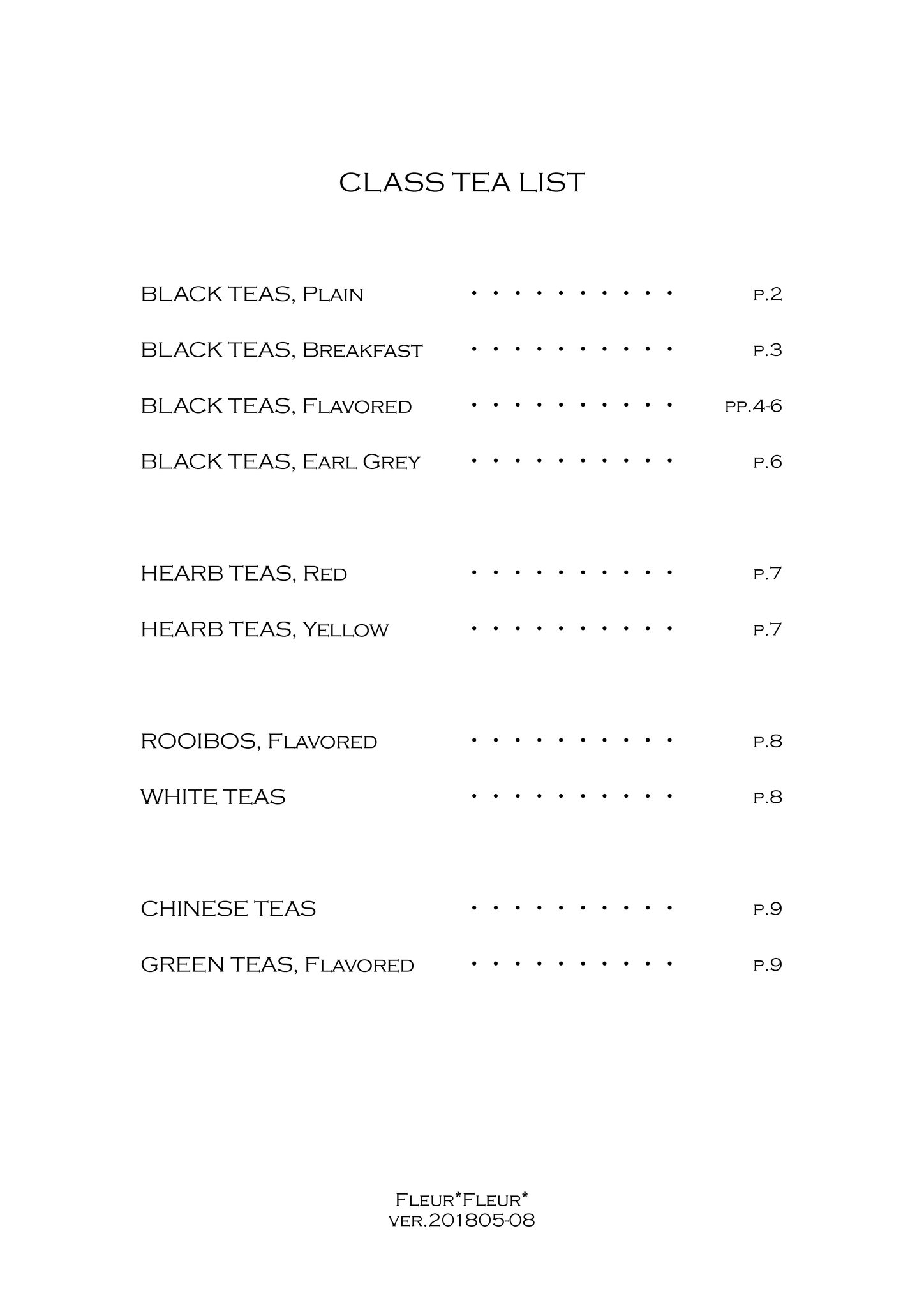 Fleur*Fleur*, 201808