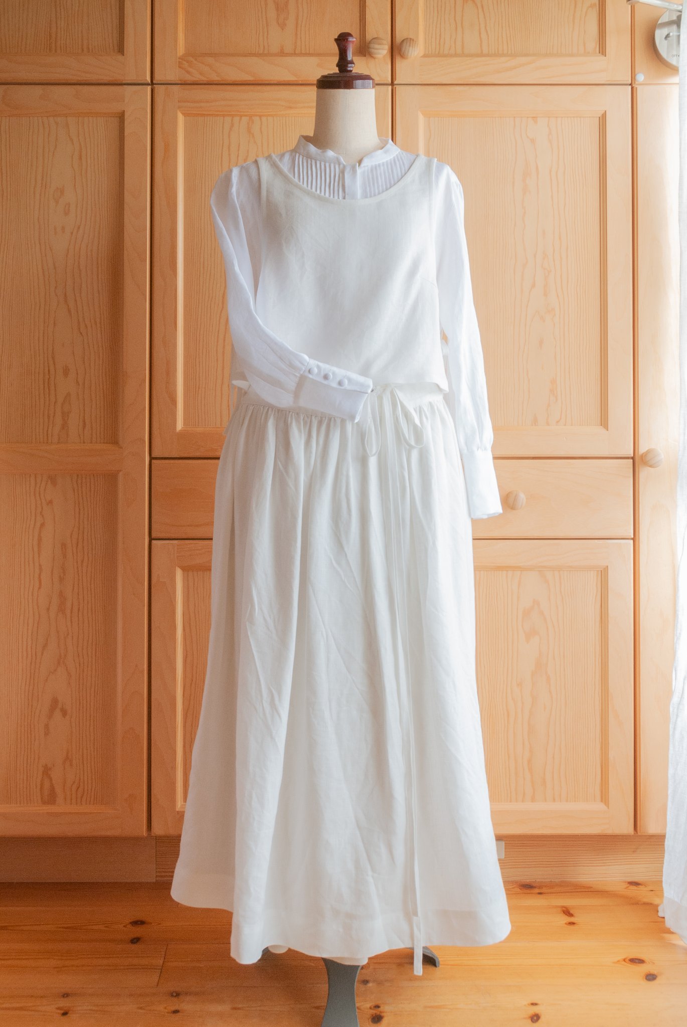 apron dress set A (#004 + #008) for sweets, Fleur*Fleur*