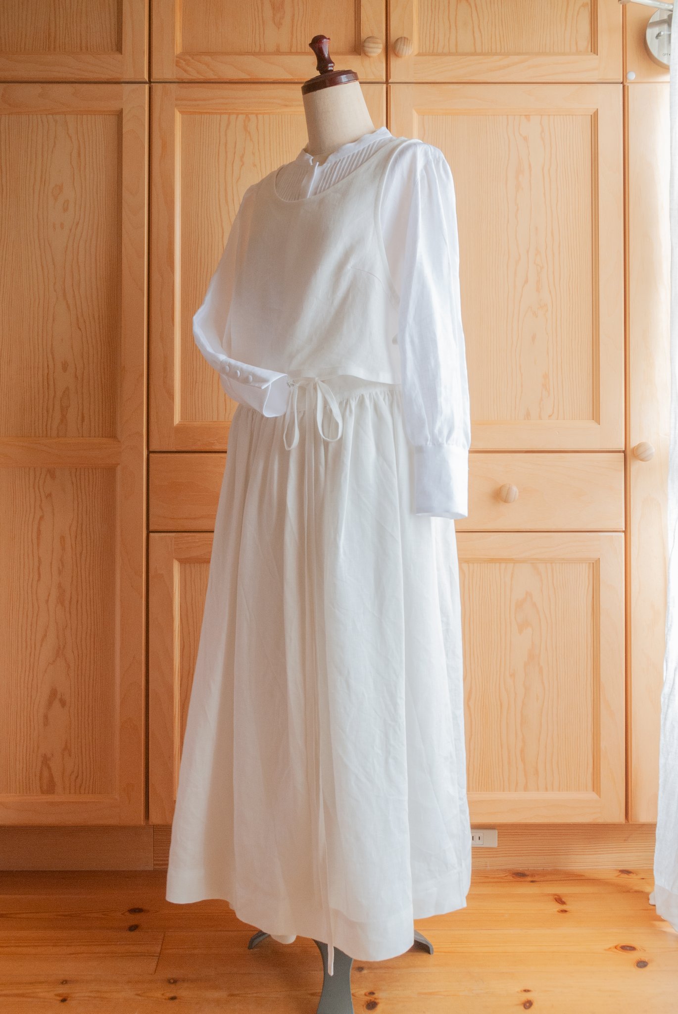 apron dress set A (#004 + #008) for sweets, Fleur*Fleur*