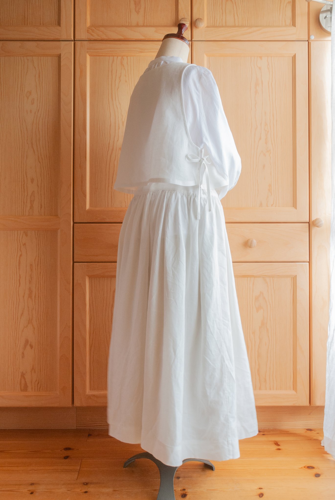 apron dress set A (#004 + #008) for sweets, Fleur*Fleur*