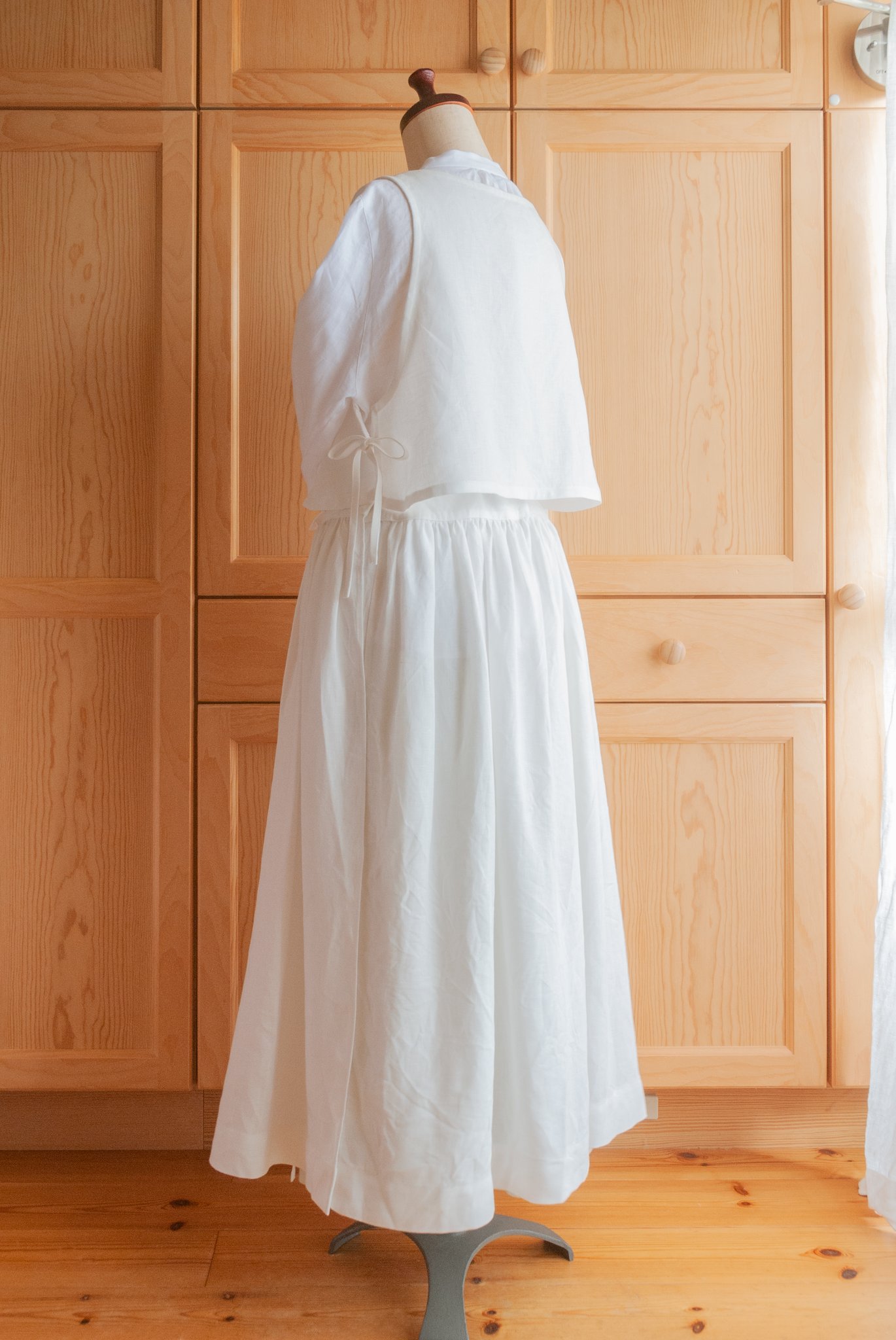 apron dress set A (#004 + #008) for sweets, Fleur*Fleur*