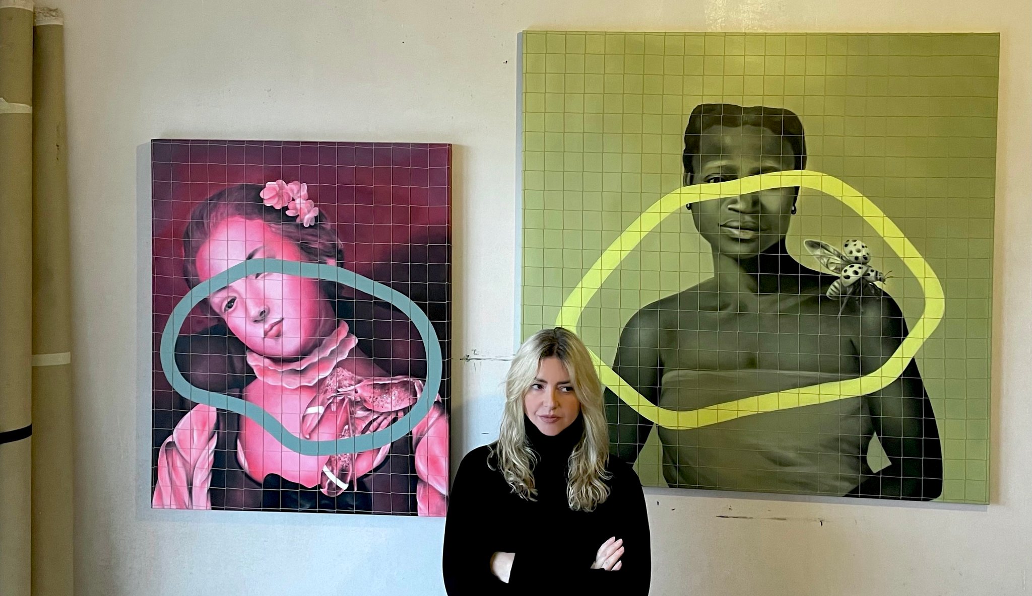 PETRA VON KAZINYAN IN HER STUDIO