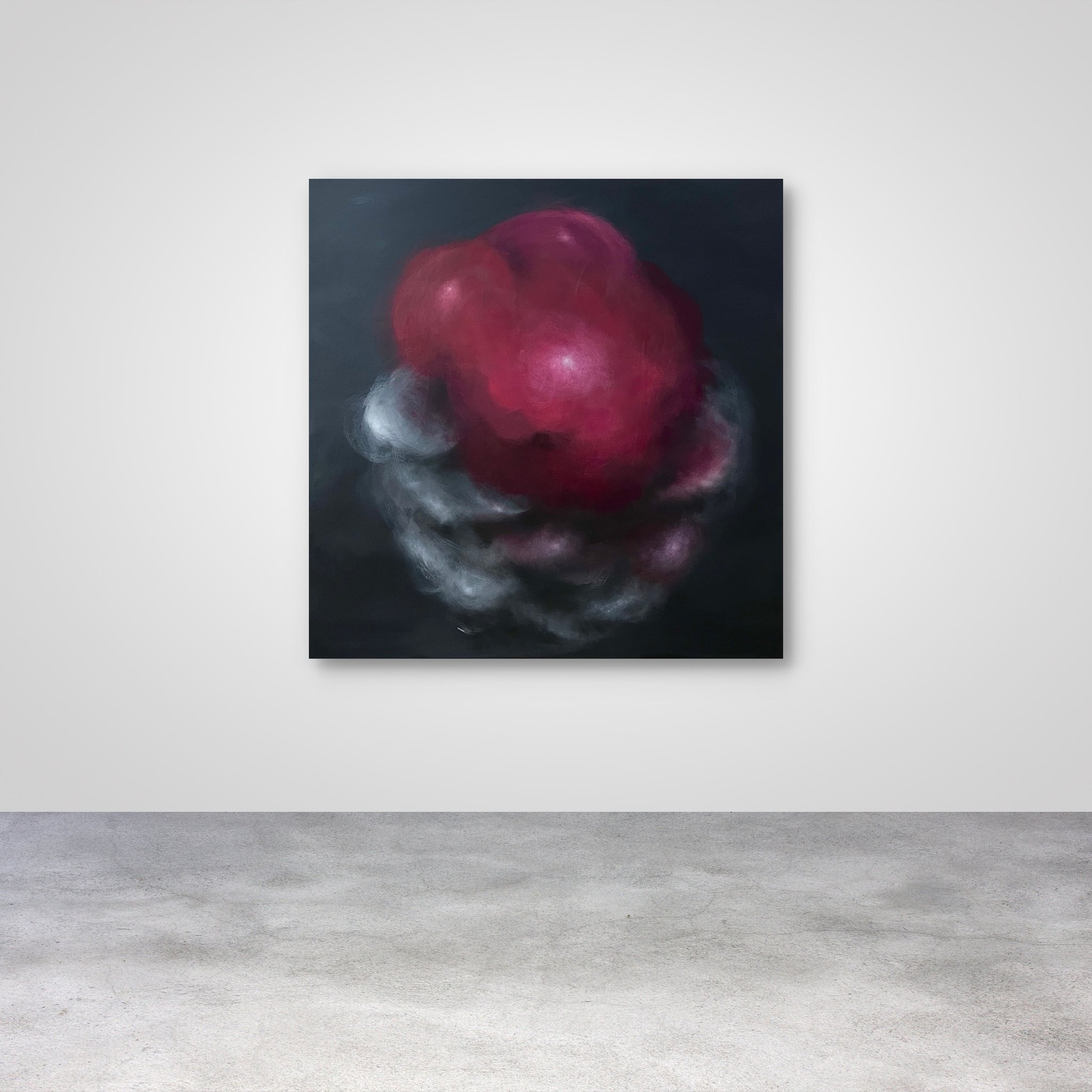 IMMENSITÀ, acrylic on canvas, 80 x 80 cm, 2025