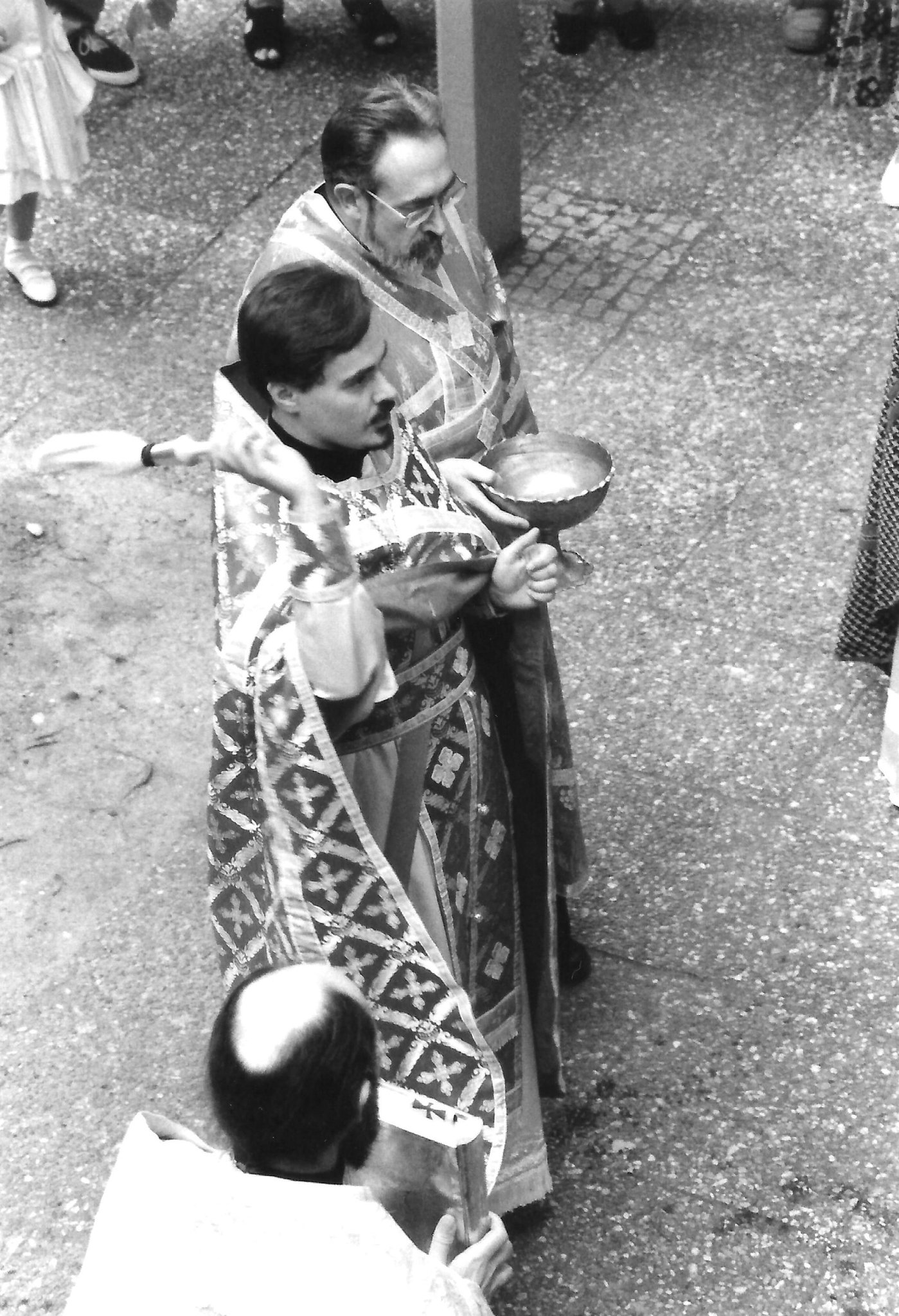 Игумен Максим (Шмидт) и диакон Павел Зонле