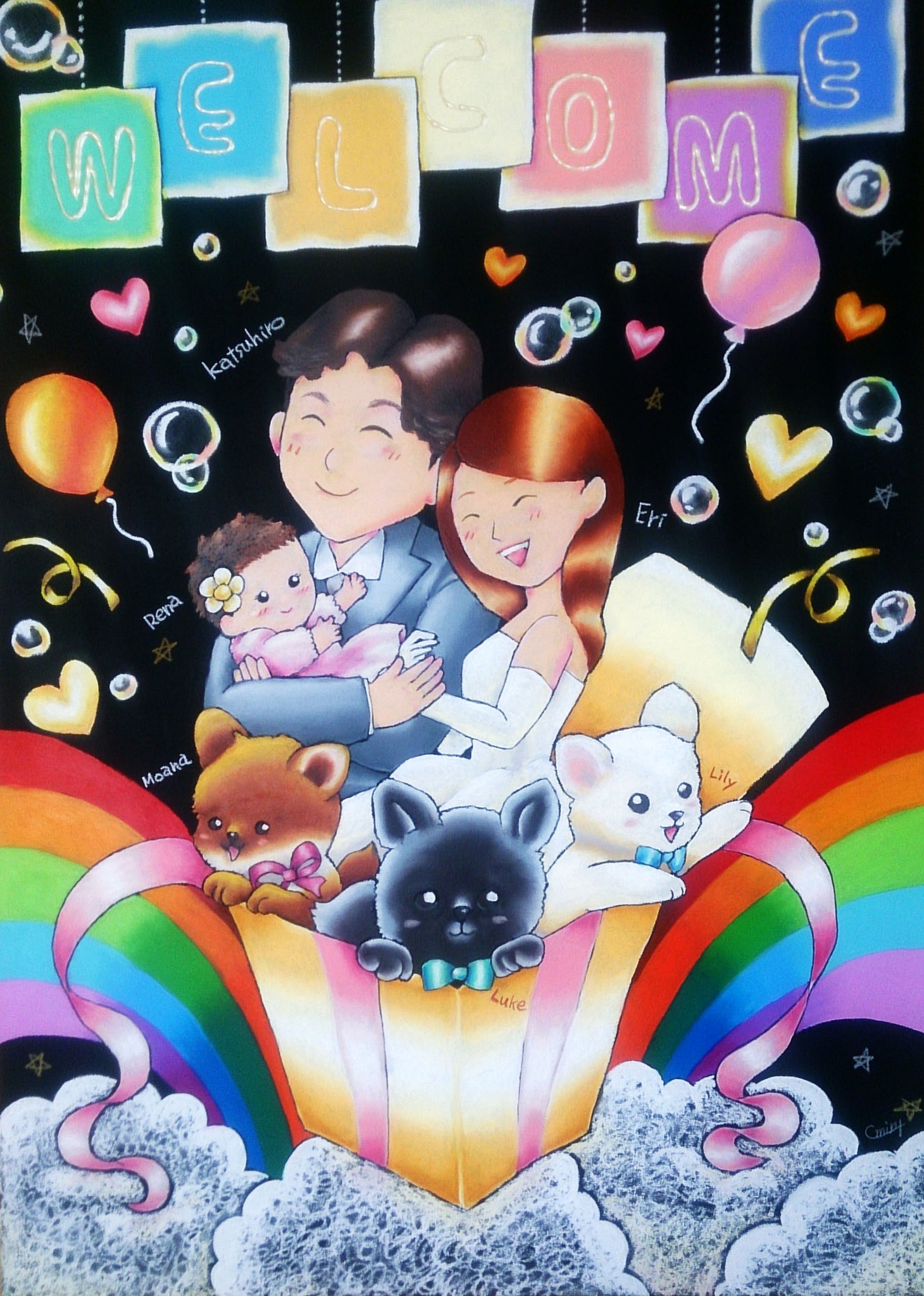 東京都よりウェルカムボードご依頼