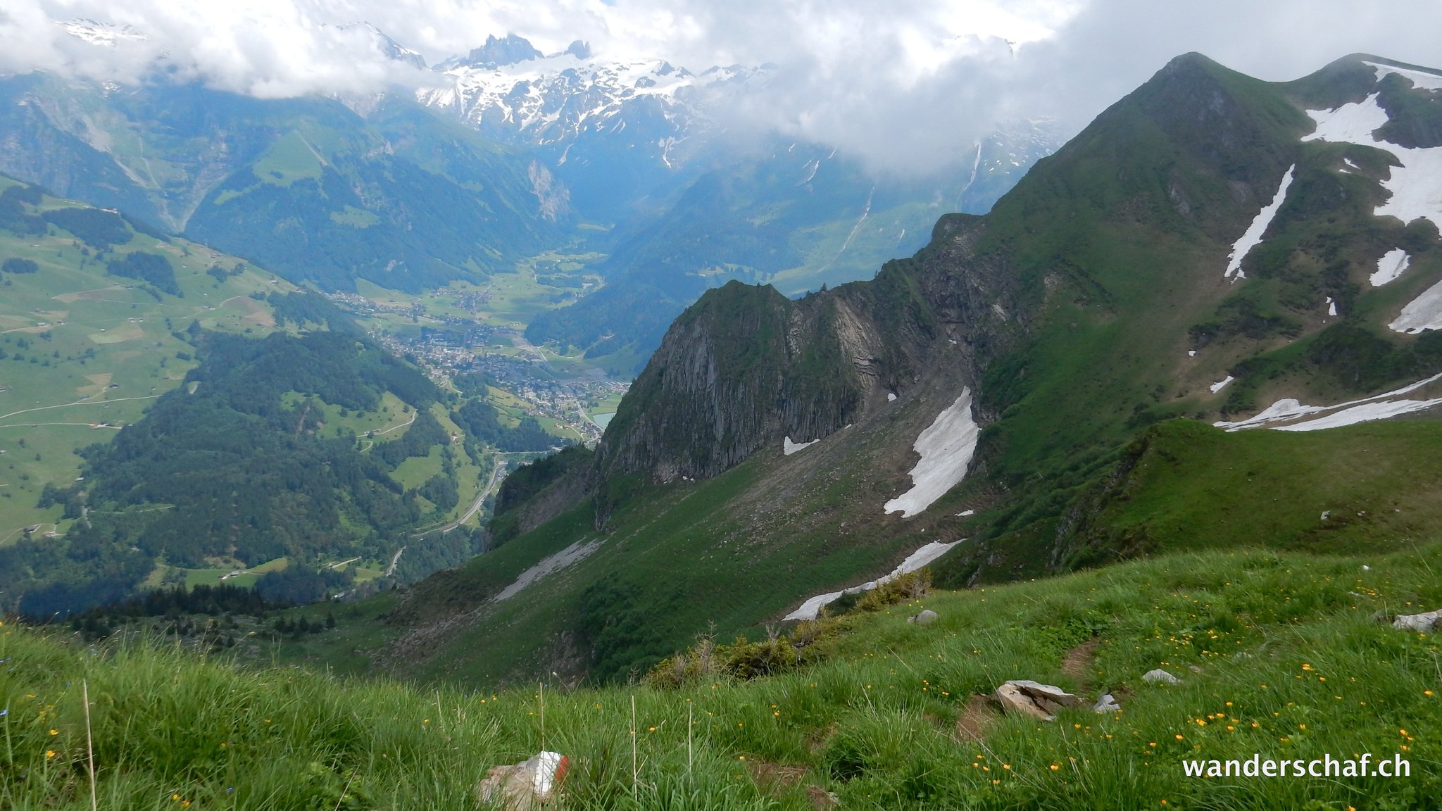 Blick nach Engelberg