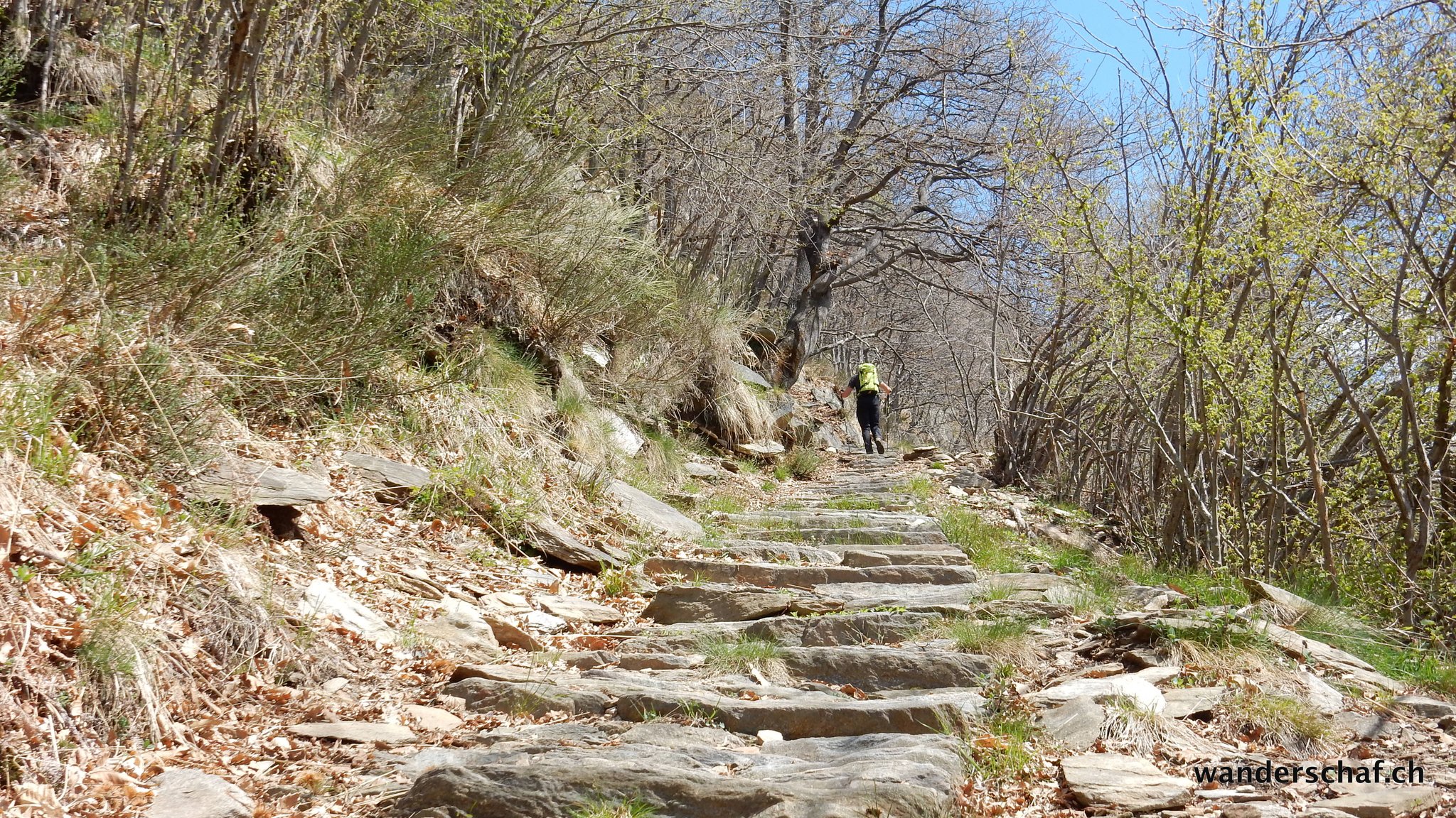 Aufstieg über die Mulateria zur Alpe Pra