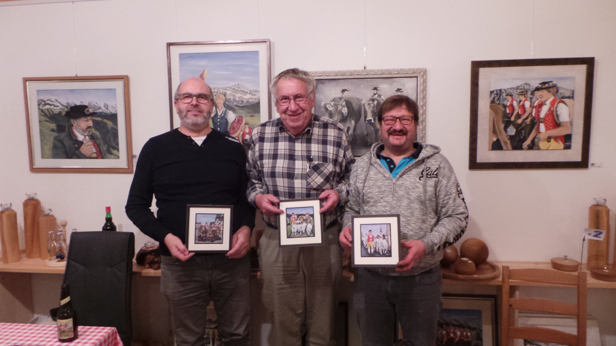 Die Gewinner;1. Werner Tobler,2. Petersturzenegger, 3. Jürg Rotach