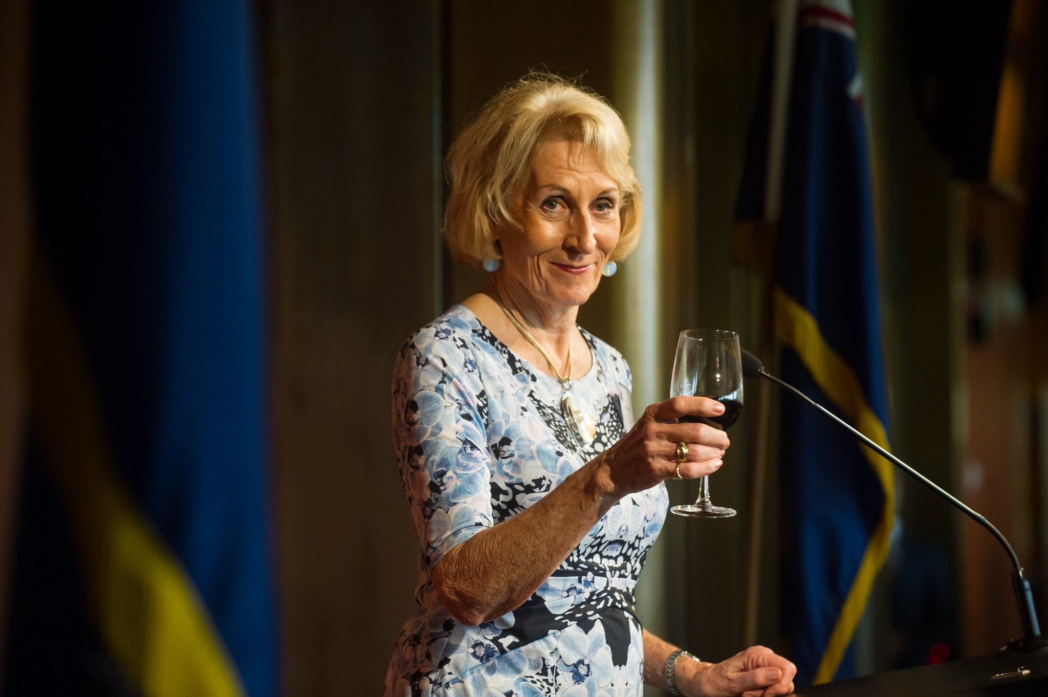 Suzanne Blake, presents the Loyal Toast