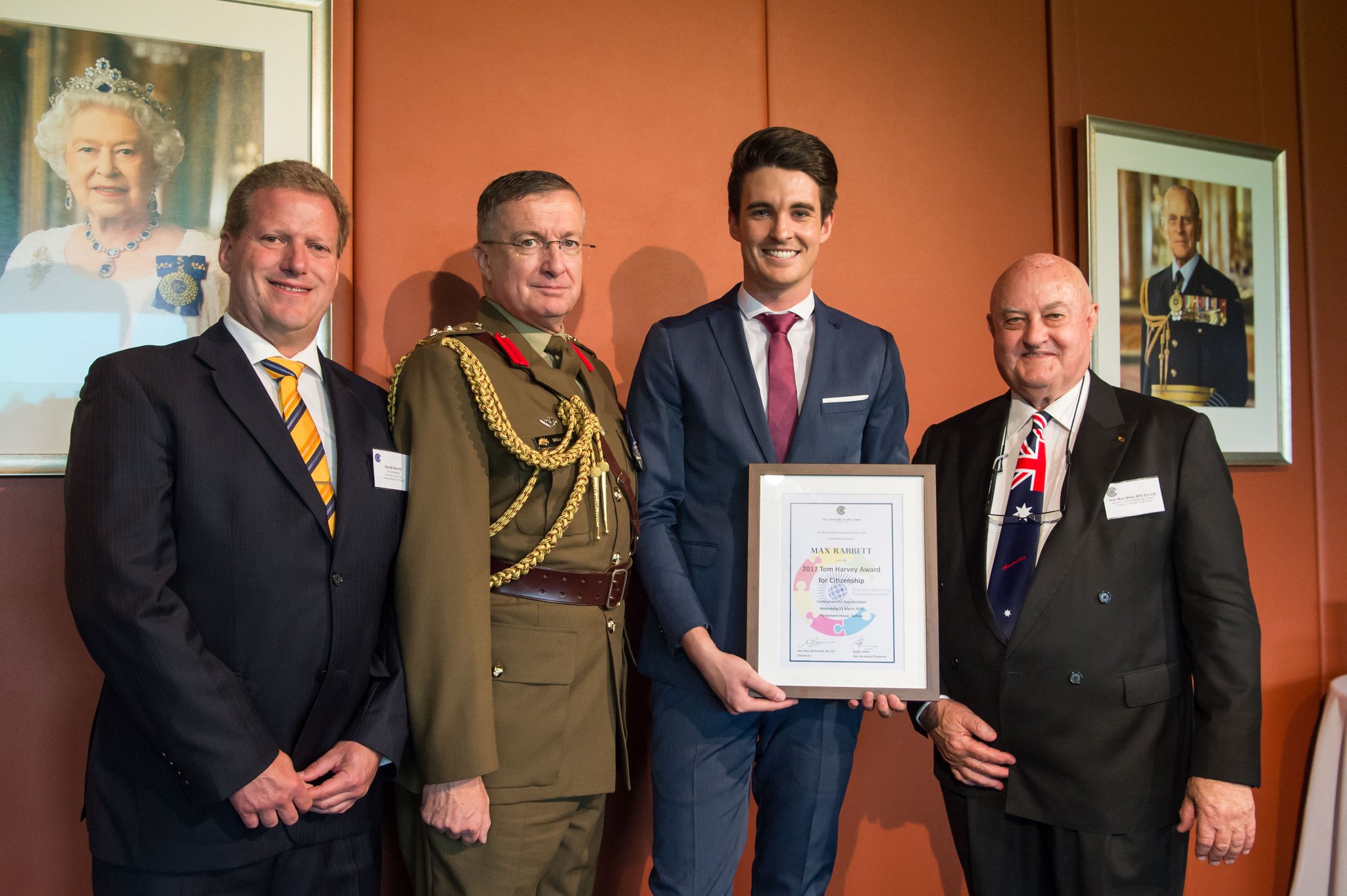 Presentation of the Tom Harvey Award 2017