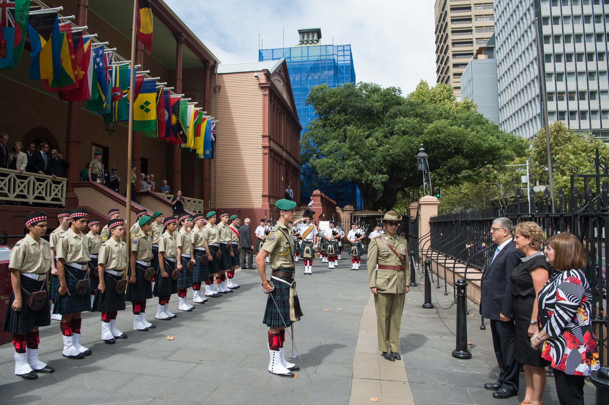 General Salute for Her Excellency Menna Rawlings CMG