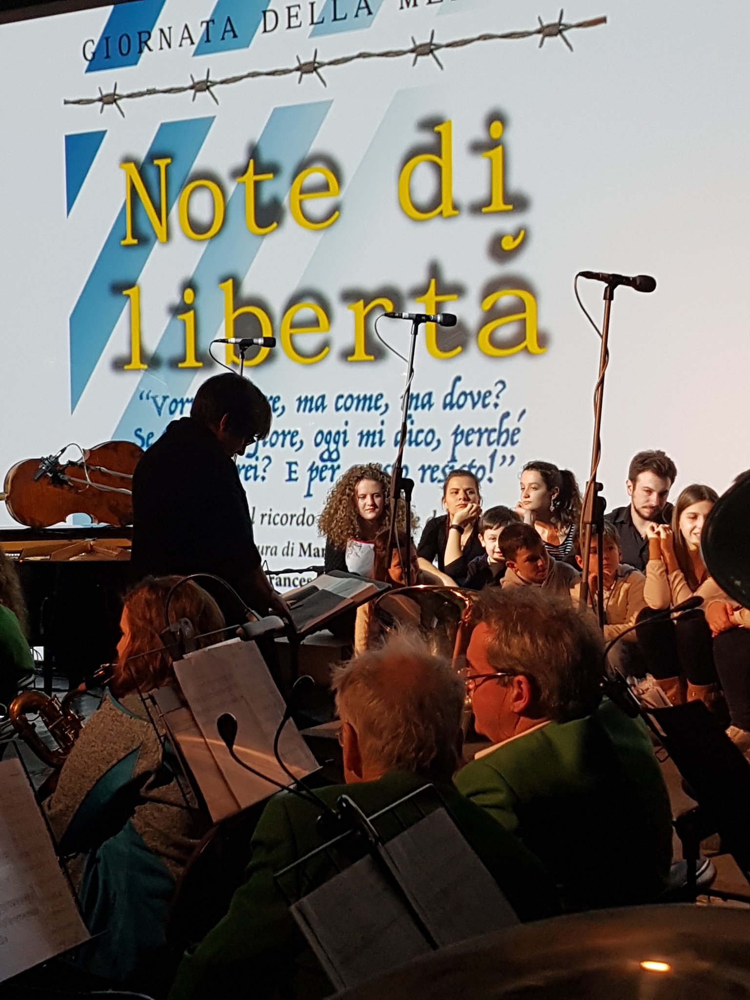 27.01.2018 Note di libertà Con Francesco Maria Moncher, Coro Anzolim de la Tor, Maria Luisa Crosina