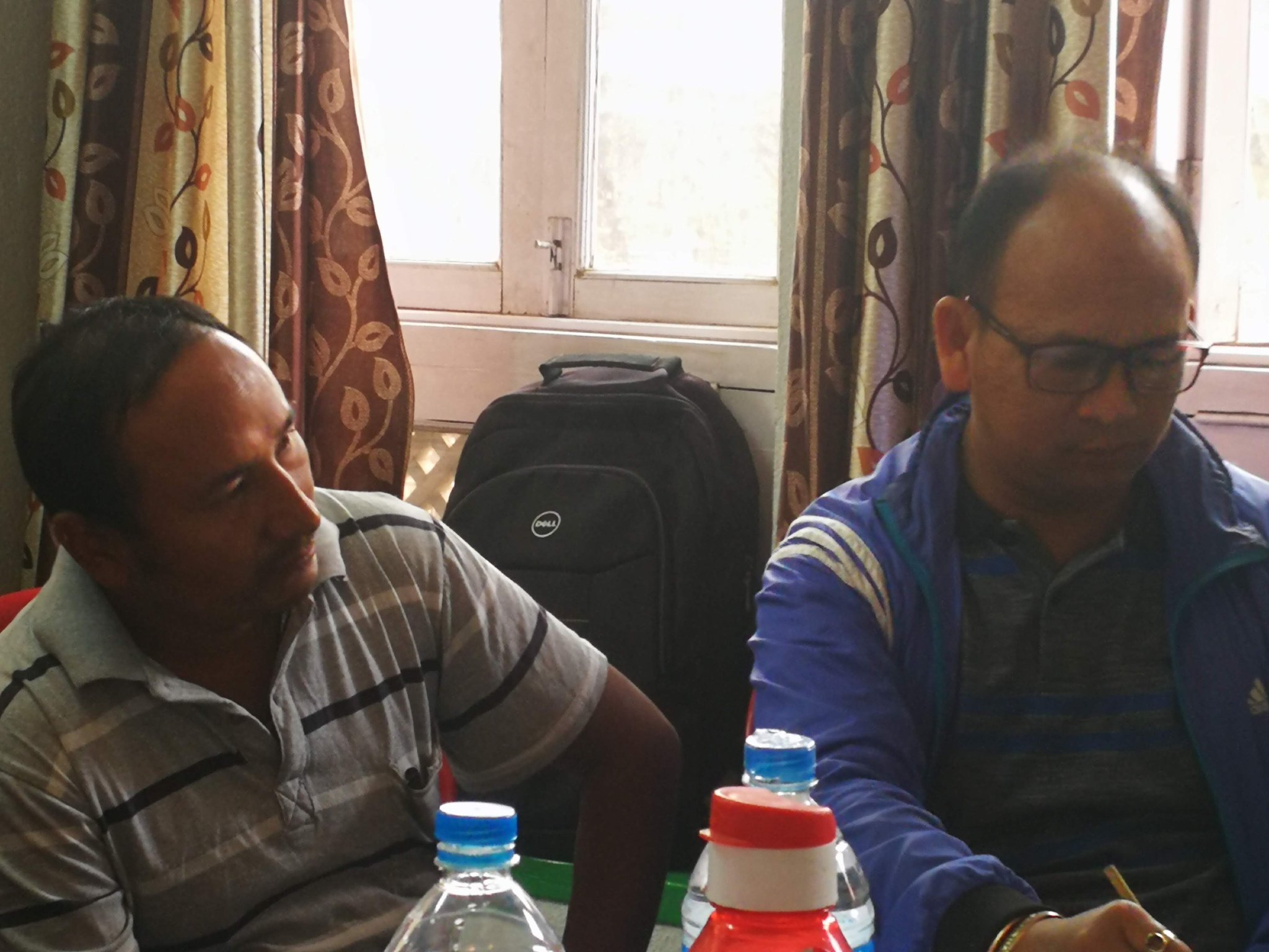 Krishna (trésorier) et Ramesh (président) sur la même longueur d'onde pour développer Bhavisya