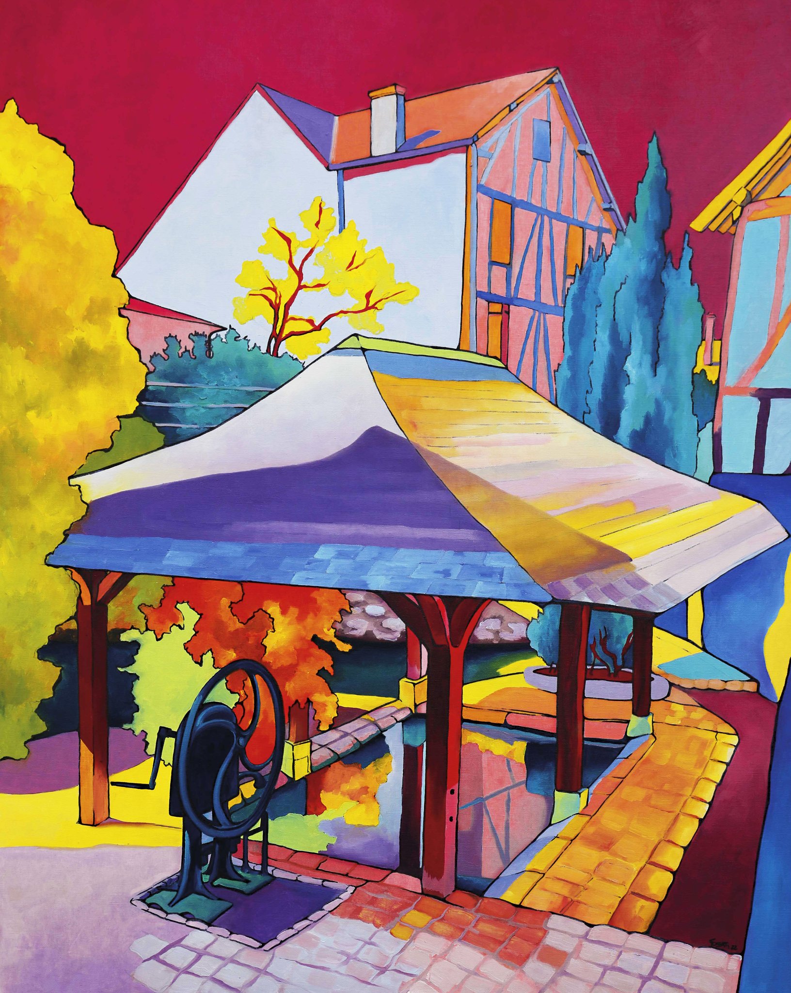 Le lavoir d'Autruy-le-Châtel