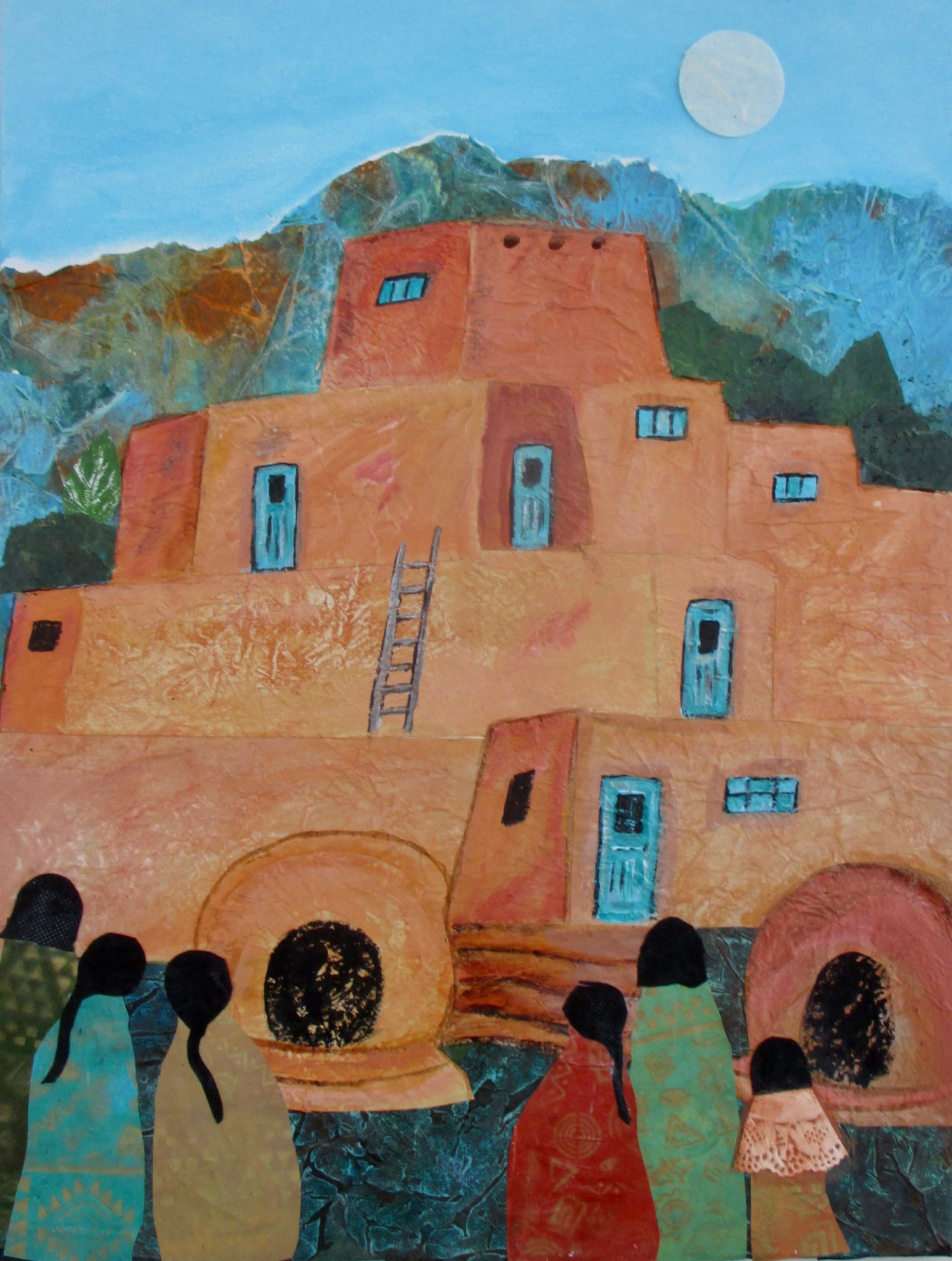 Feast Day, mixed media, 24x18