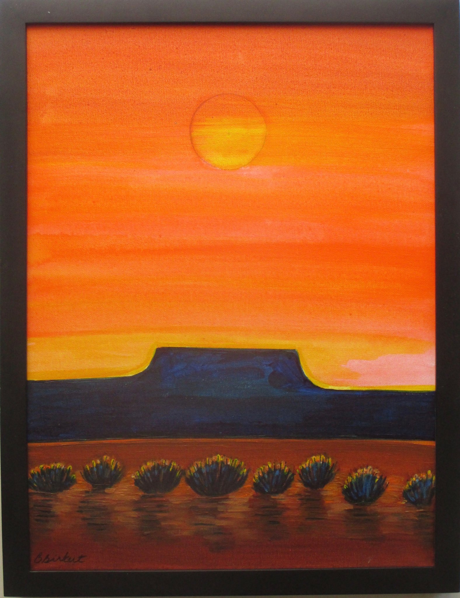 Coral Sunset, acrylic on canvas, 12 x 16 SOLD