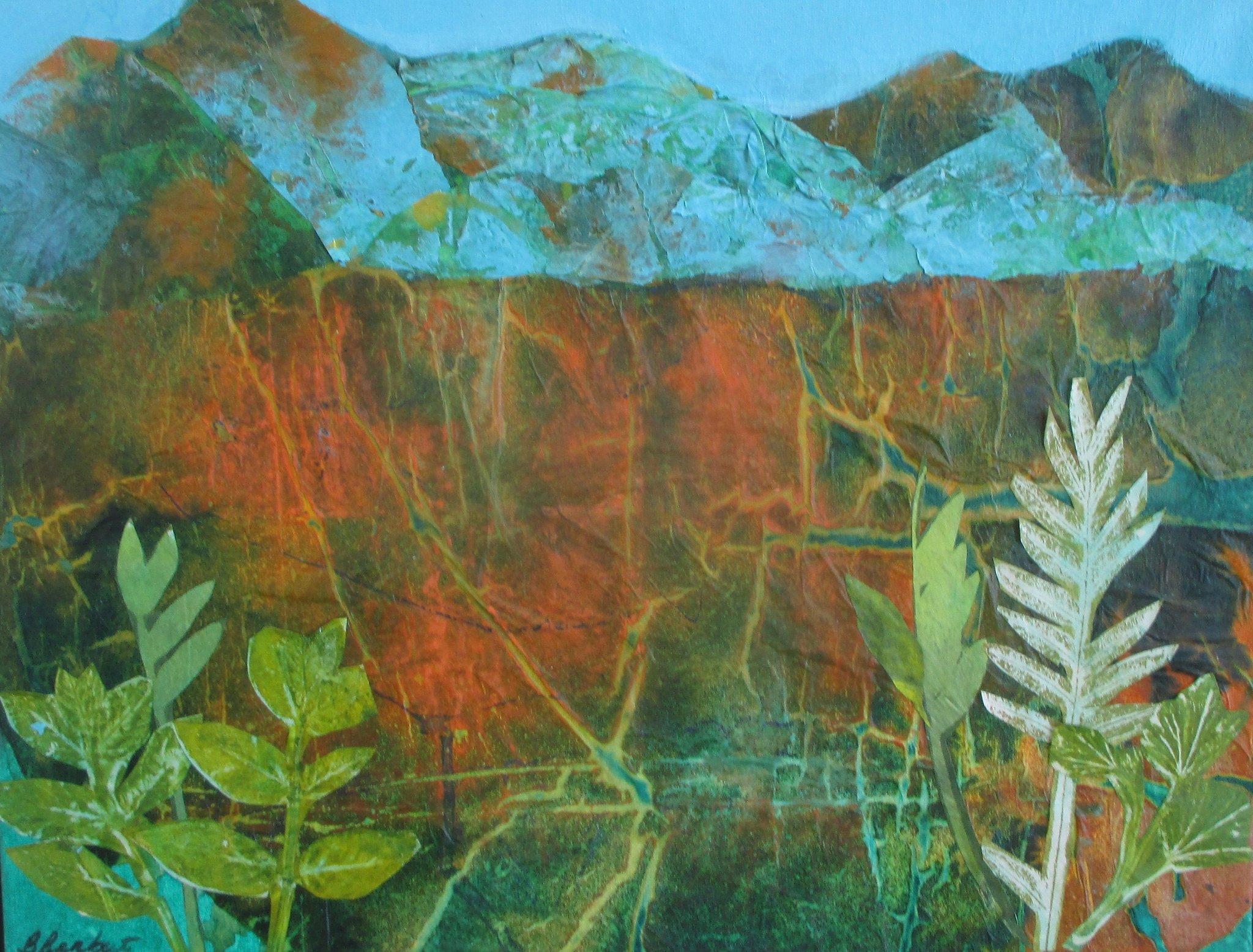 Acoma, mixed media, 14x18