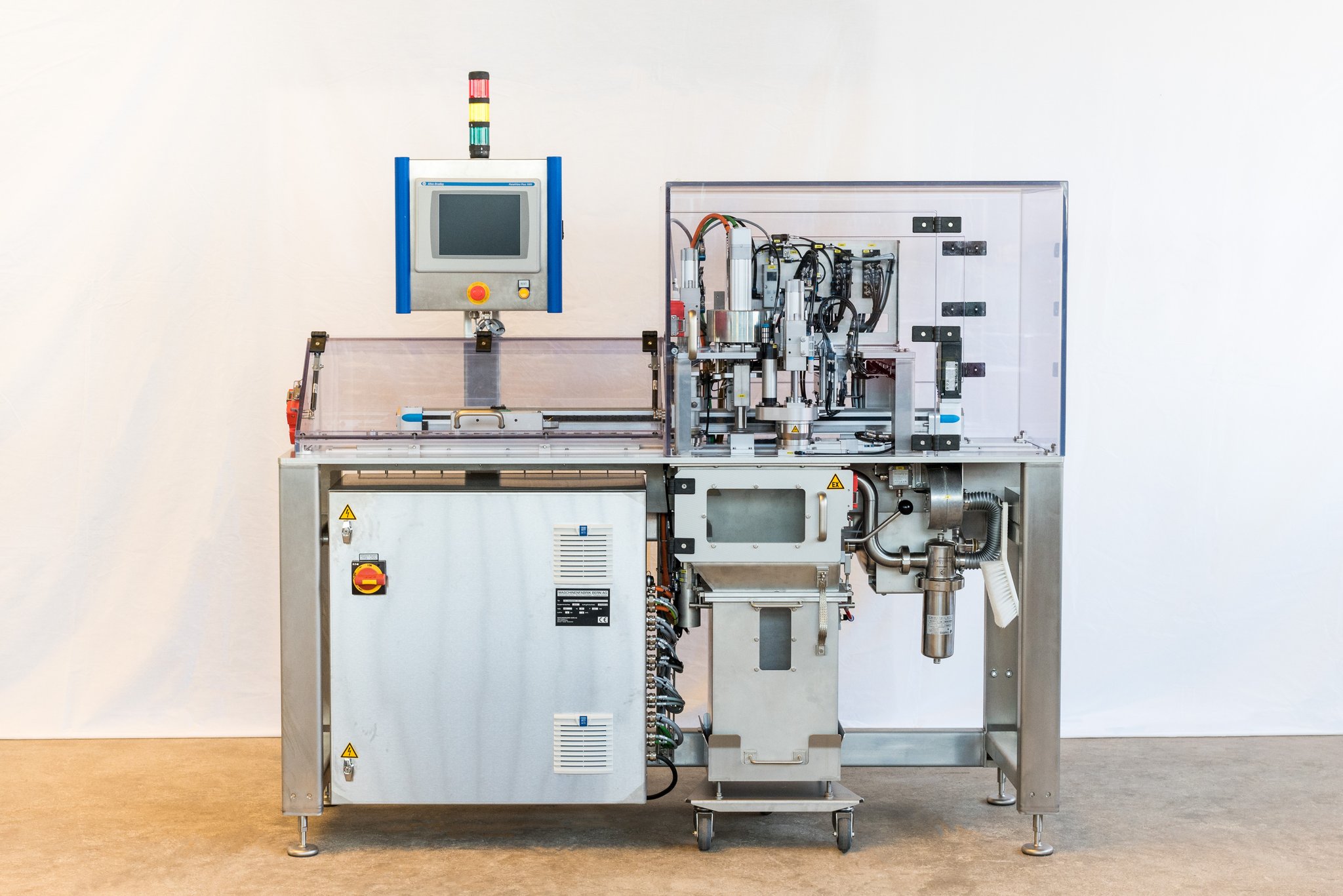 Kapseltester / Autotester Frontansicht