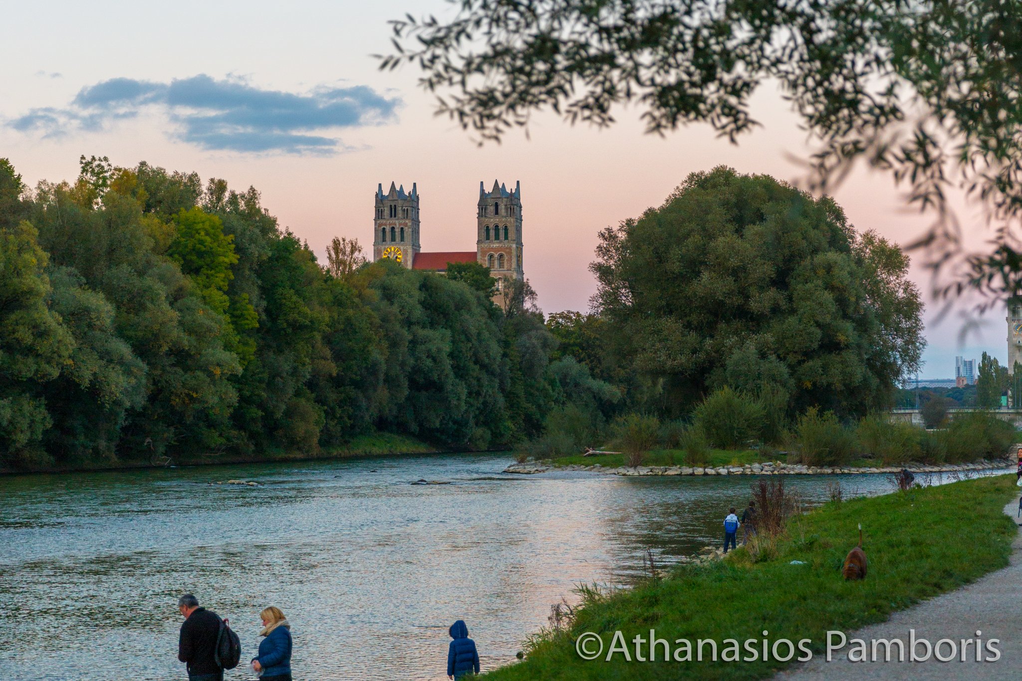 Isar river, Munich, Germany