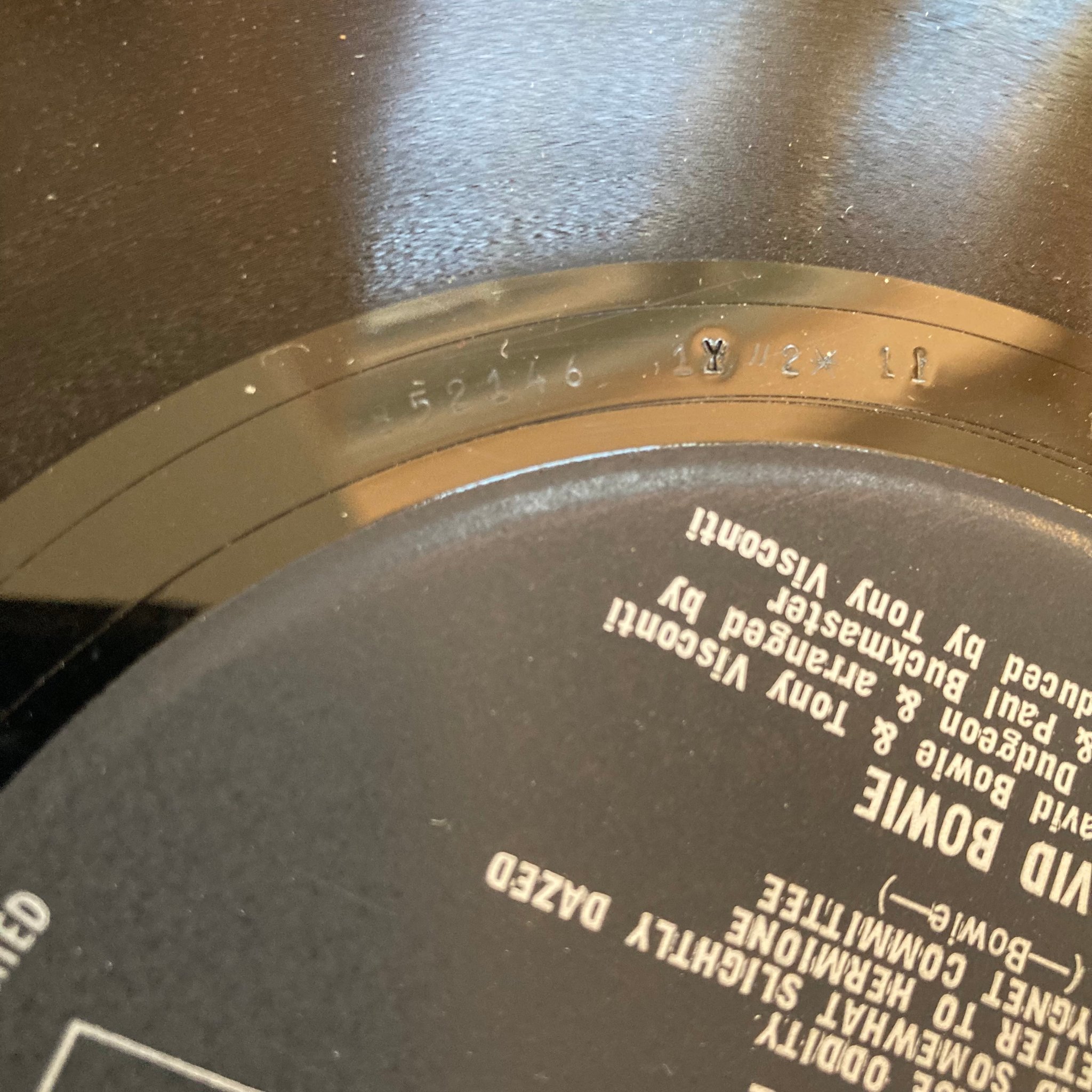 Side One Matrix |Number:-  851246  1Y//2* 11  1