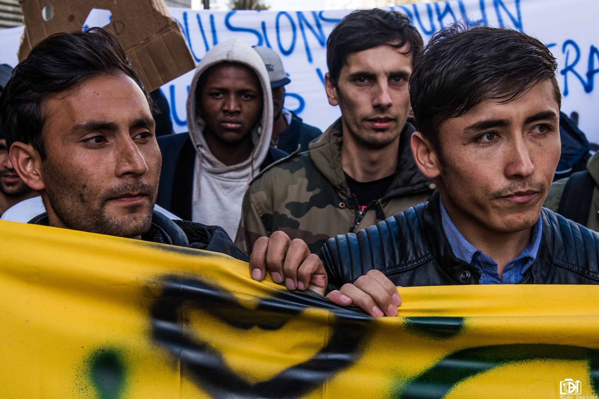 Manifestation Parisienne de soutien aux migrants, 6 Janvier 2018