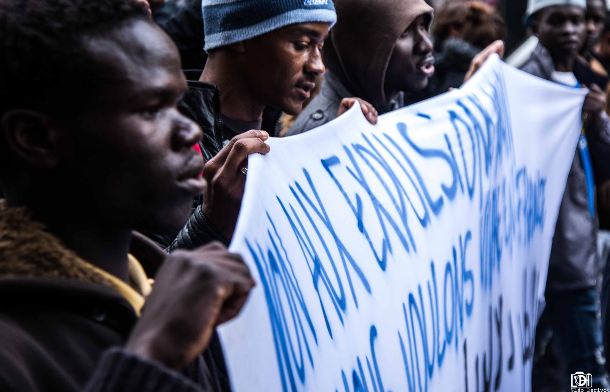 Manifestation Parisienne de soutien aux migrants, 6 Janvier 2018