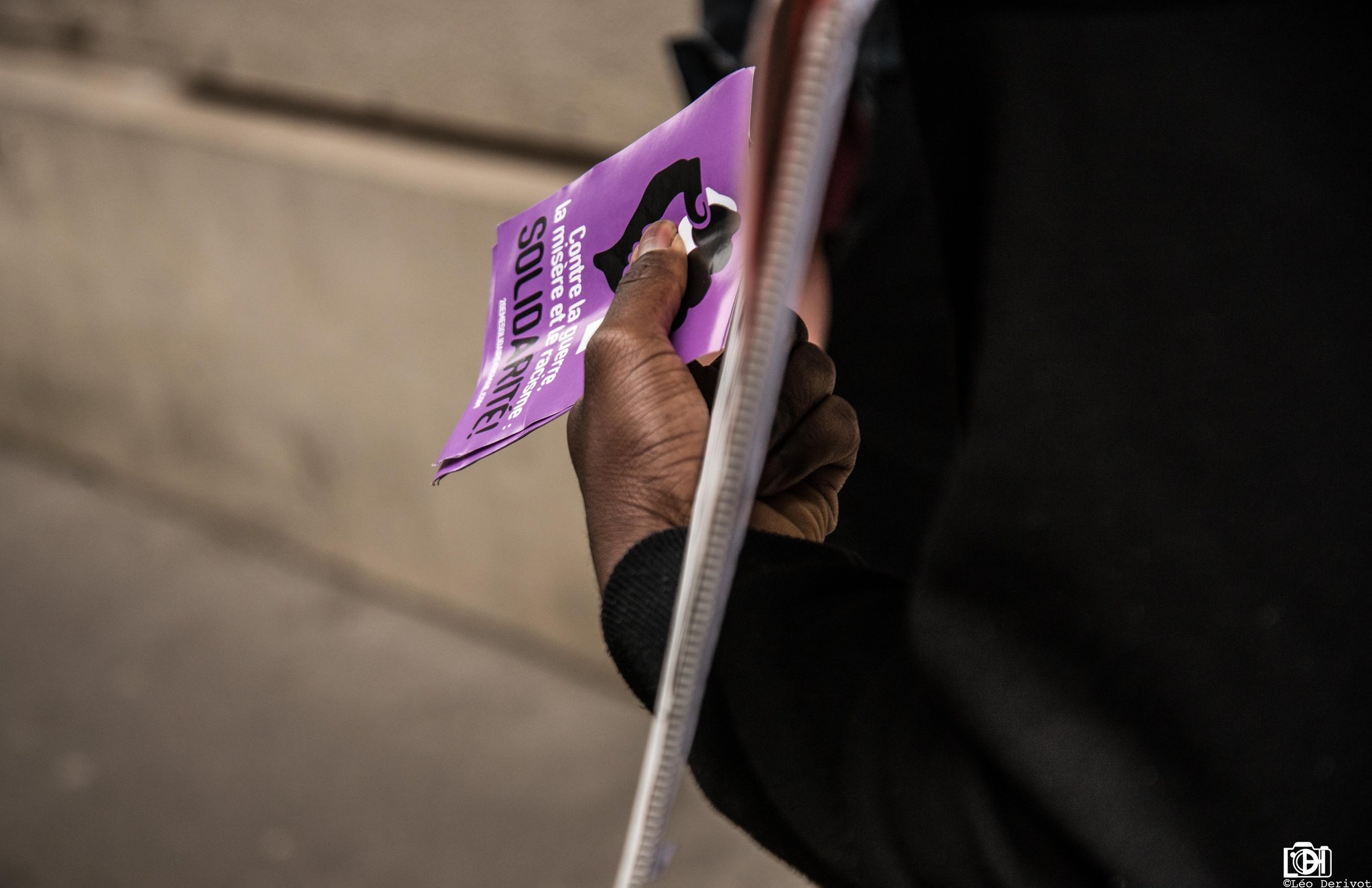 Manifestation Parisienne de soutien aux migrants, 14 Avril 2018
