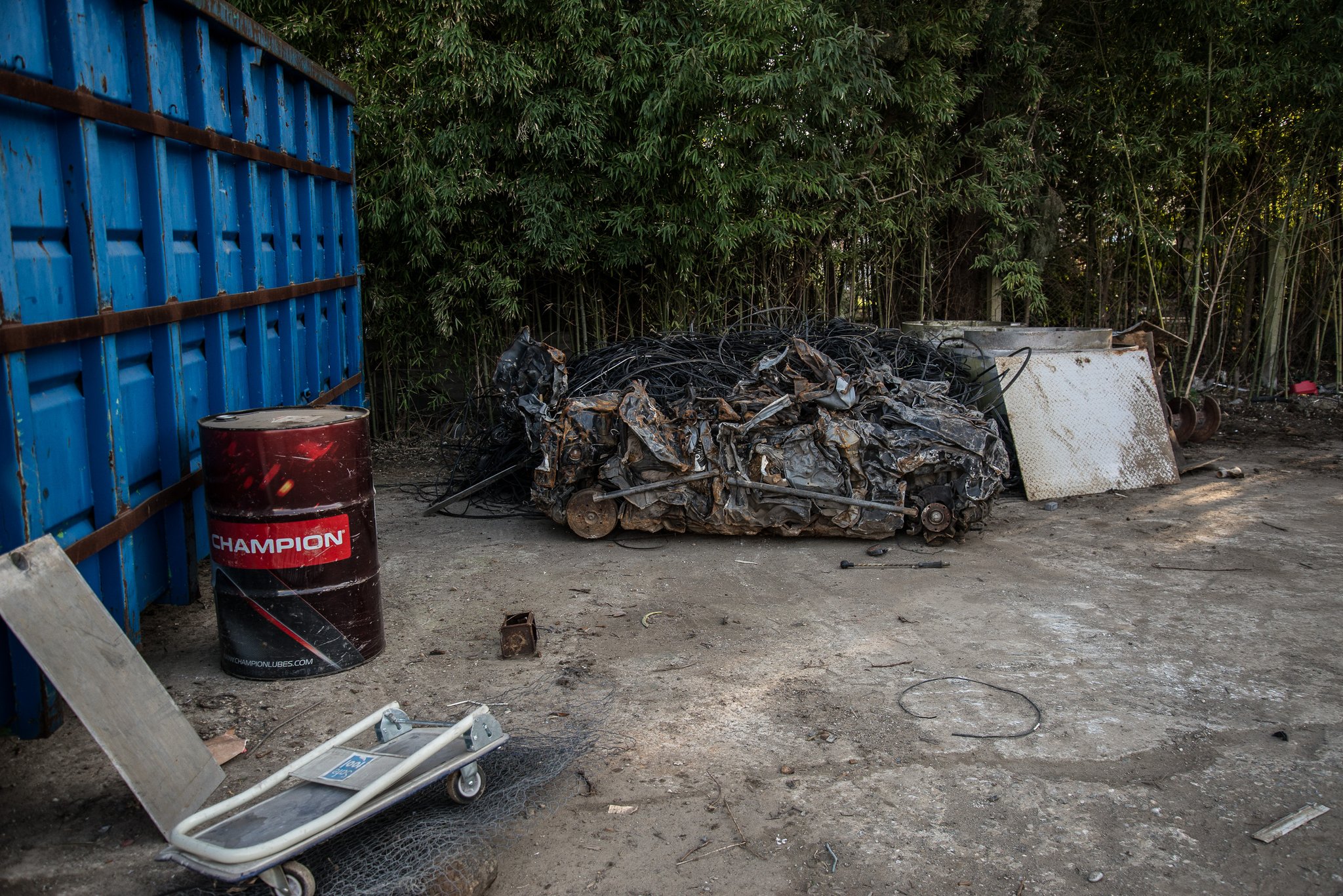 Voiture compactée, Carcassonne 2019